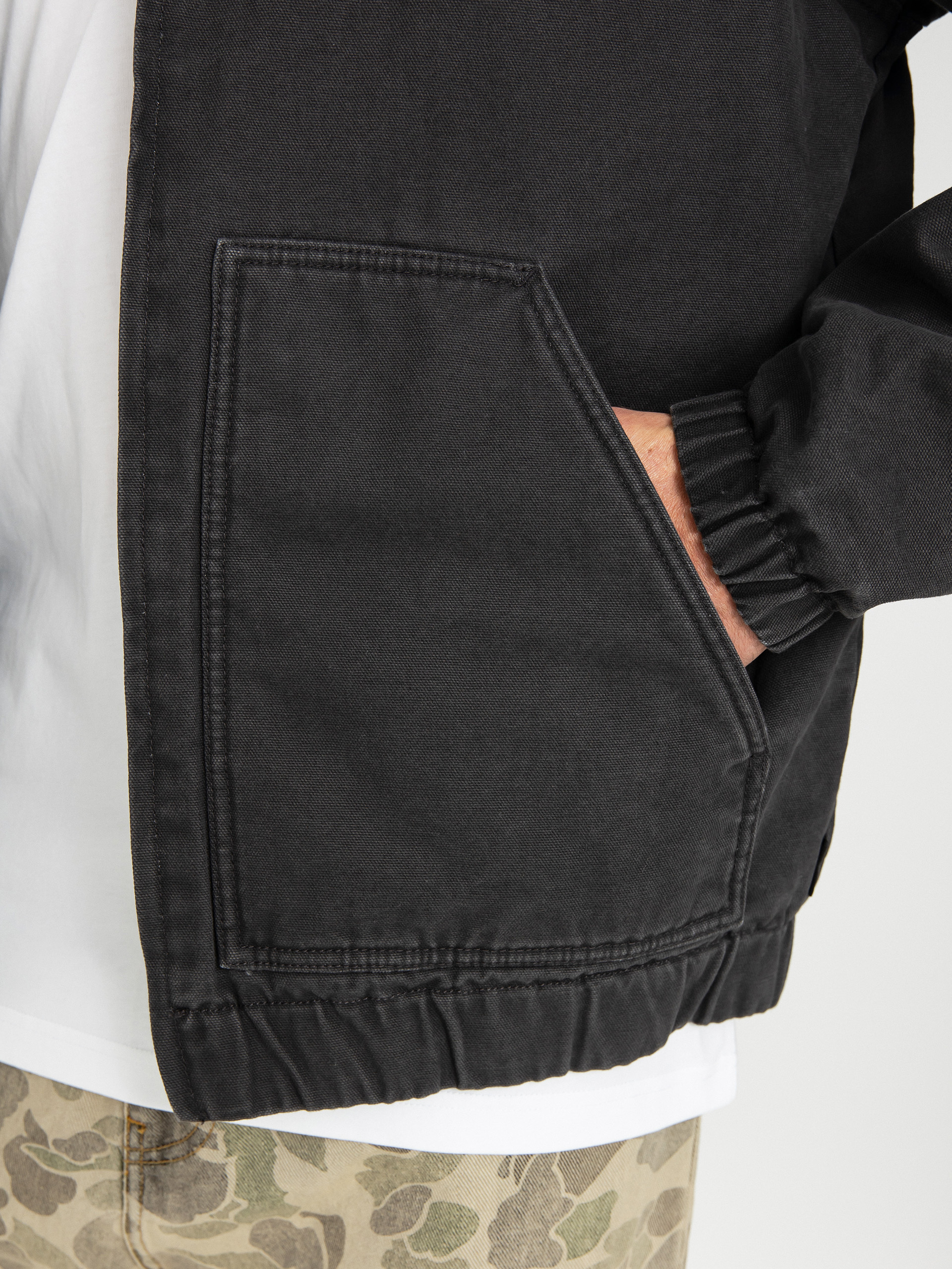 Quiksilver Jacket Straight Out Hood black (tarmac) - Main Image