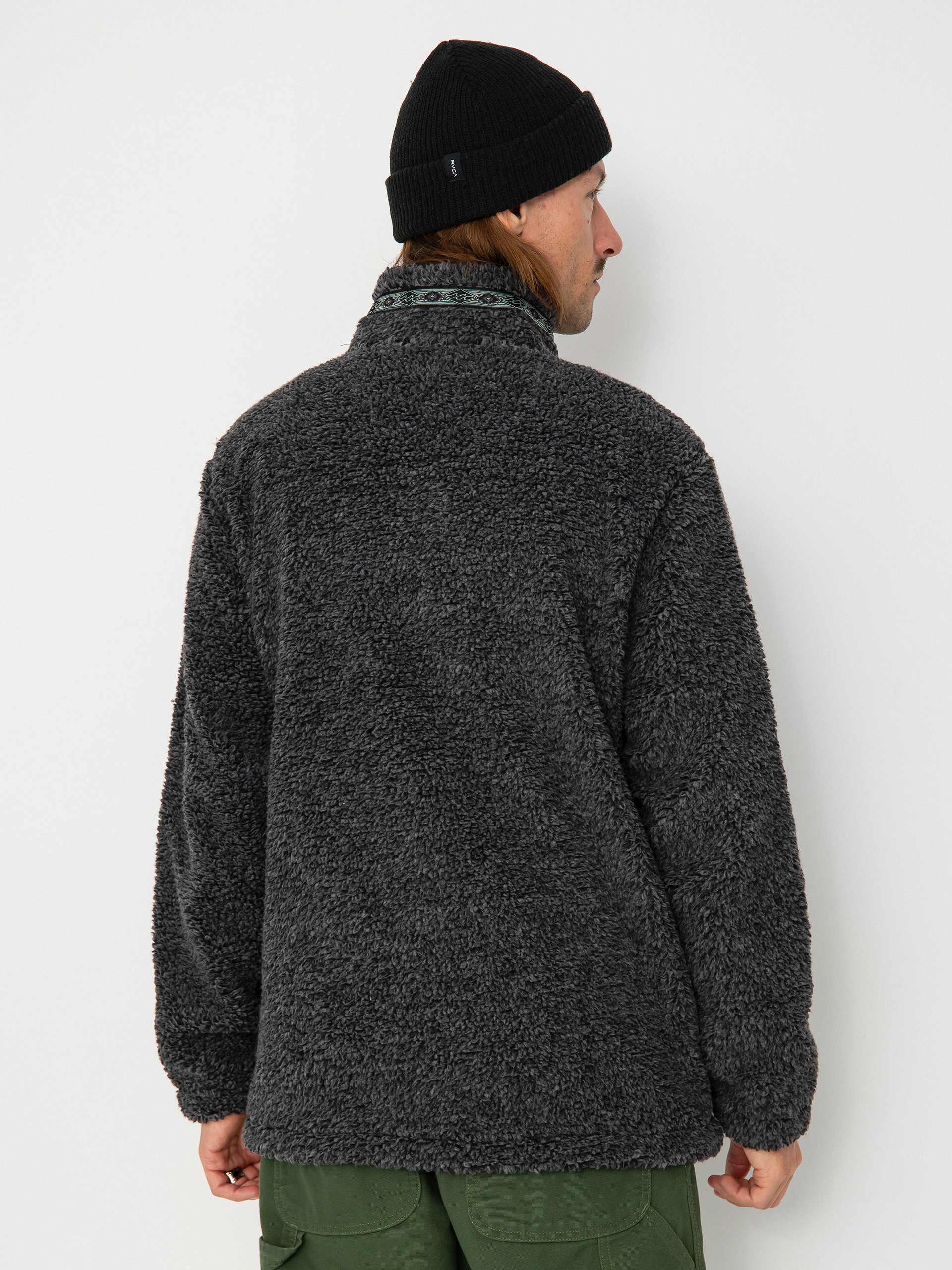Mens Billabong Boundary Tombstone Fleece  (black heather)