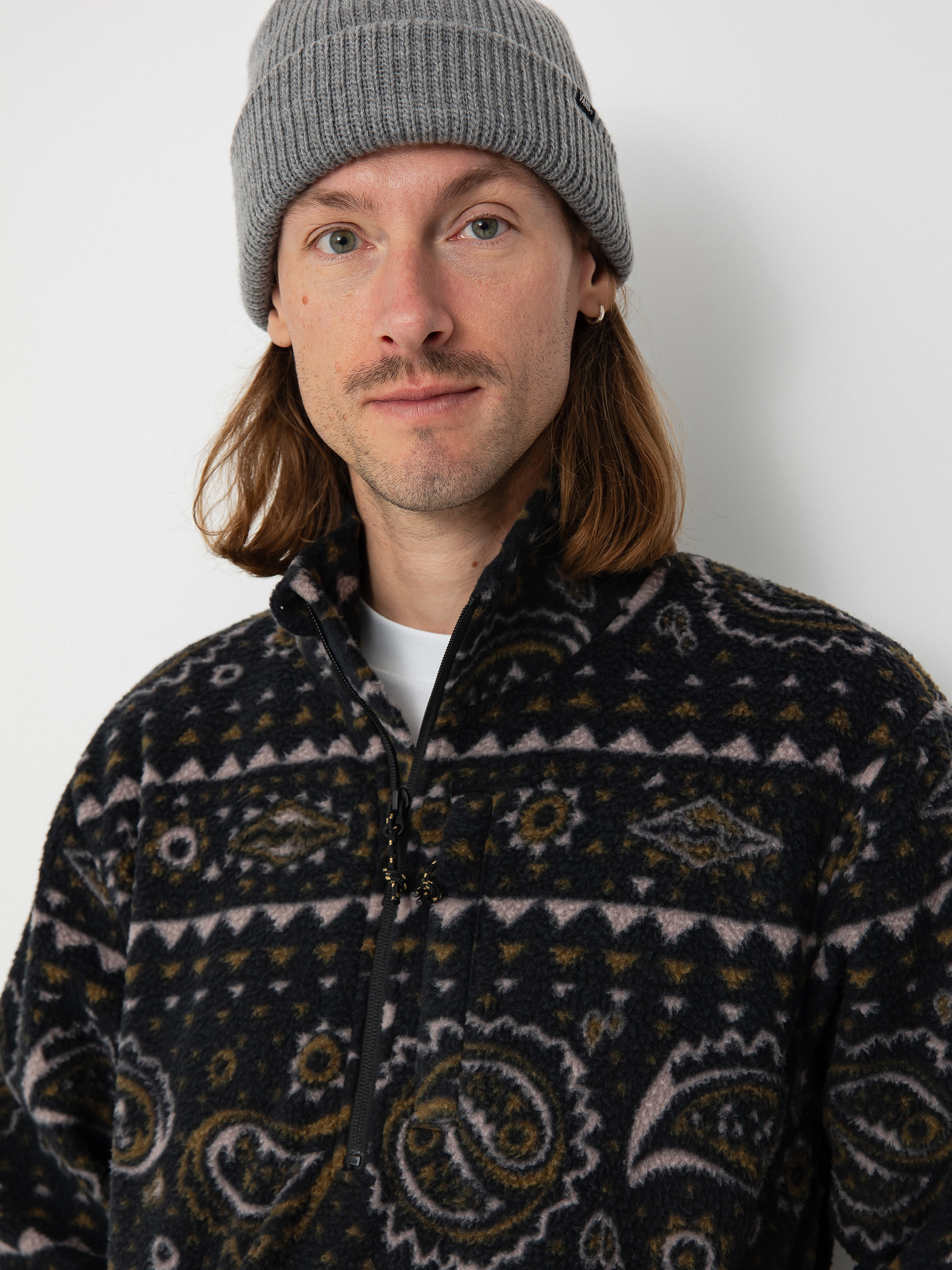 Mens Billabong Boundary Mock Shirt (black)