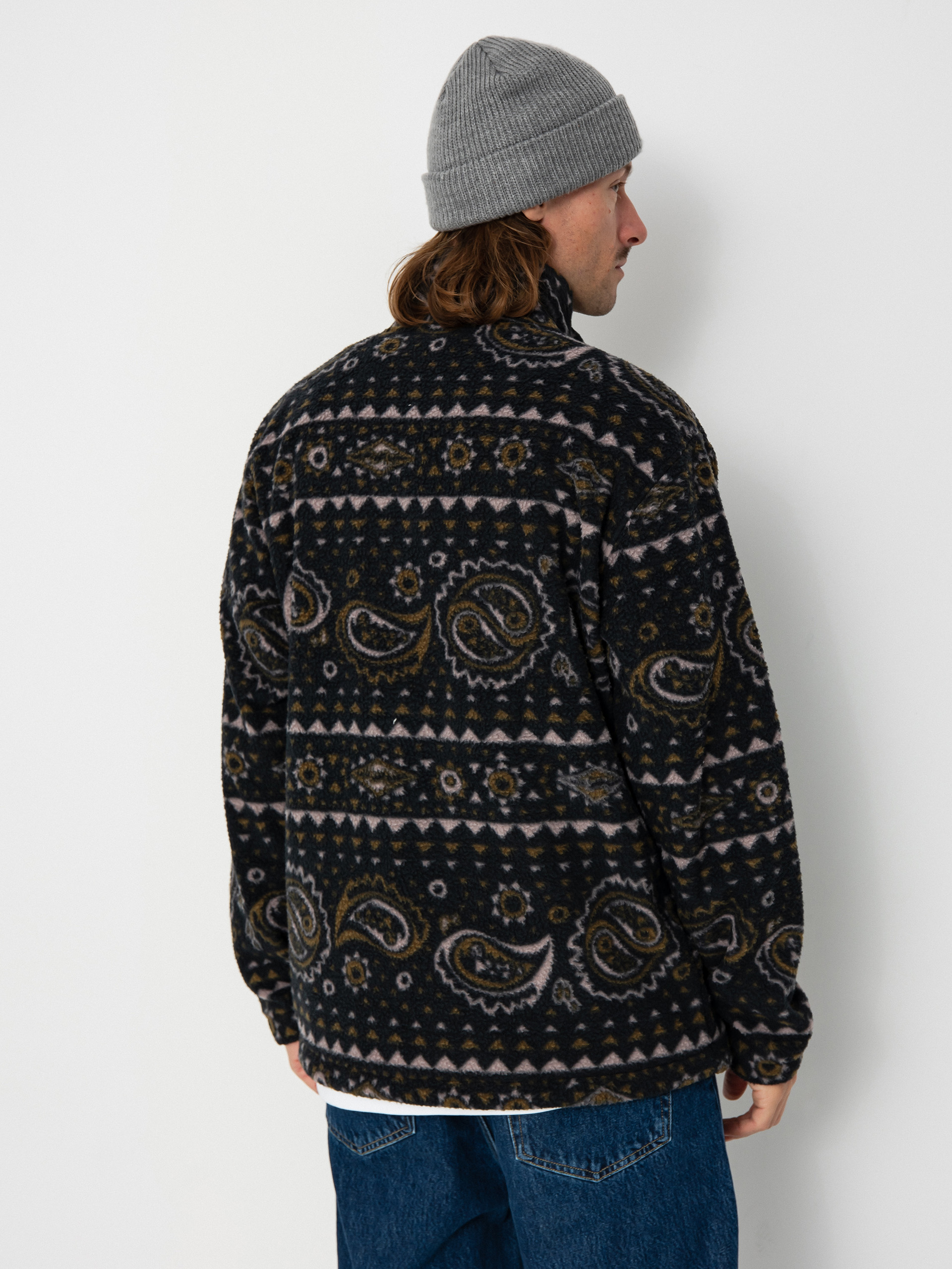 Mens Billabong Boundary Mock Shirt (black)