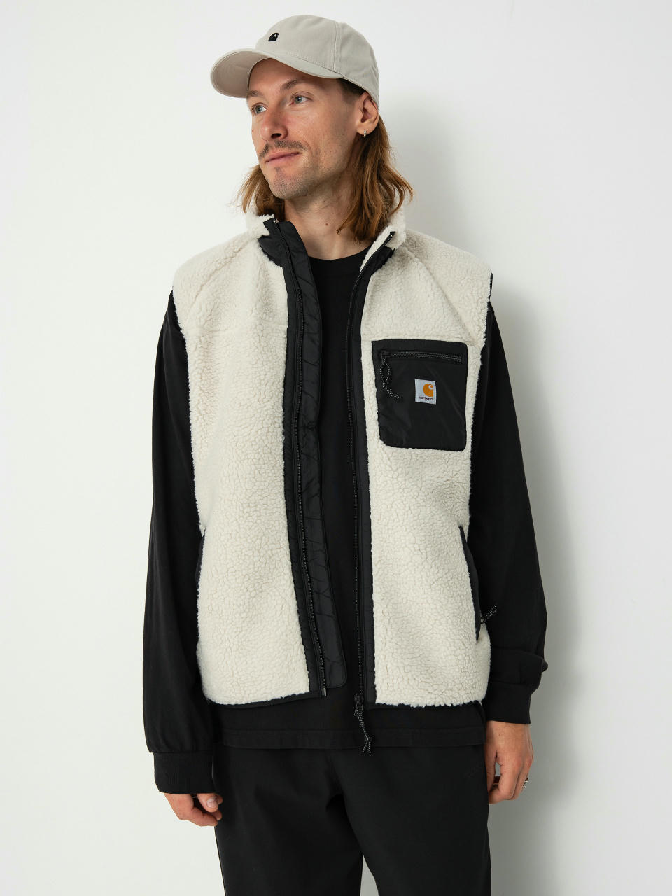 Carhartt WIP Vest Prentis Liner (moonbeam/black)