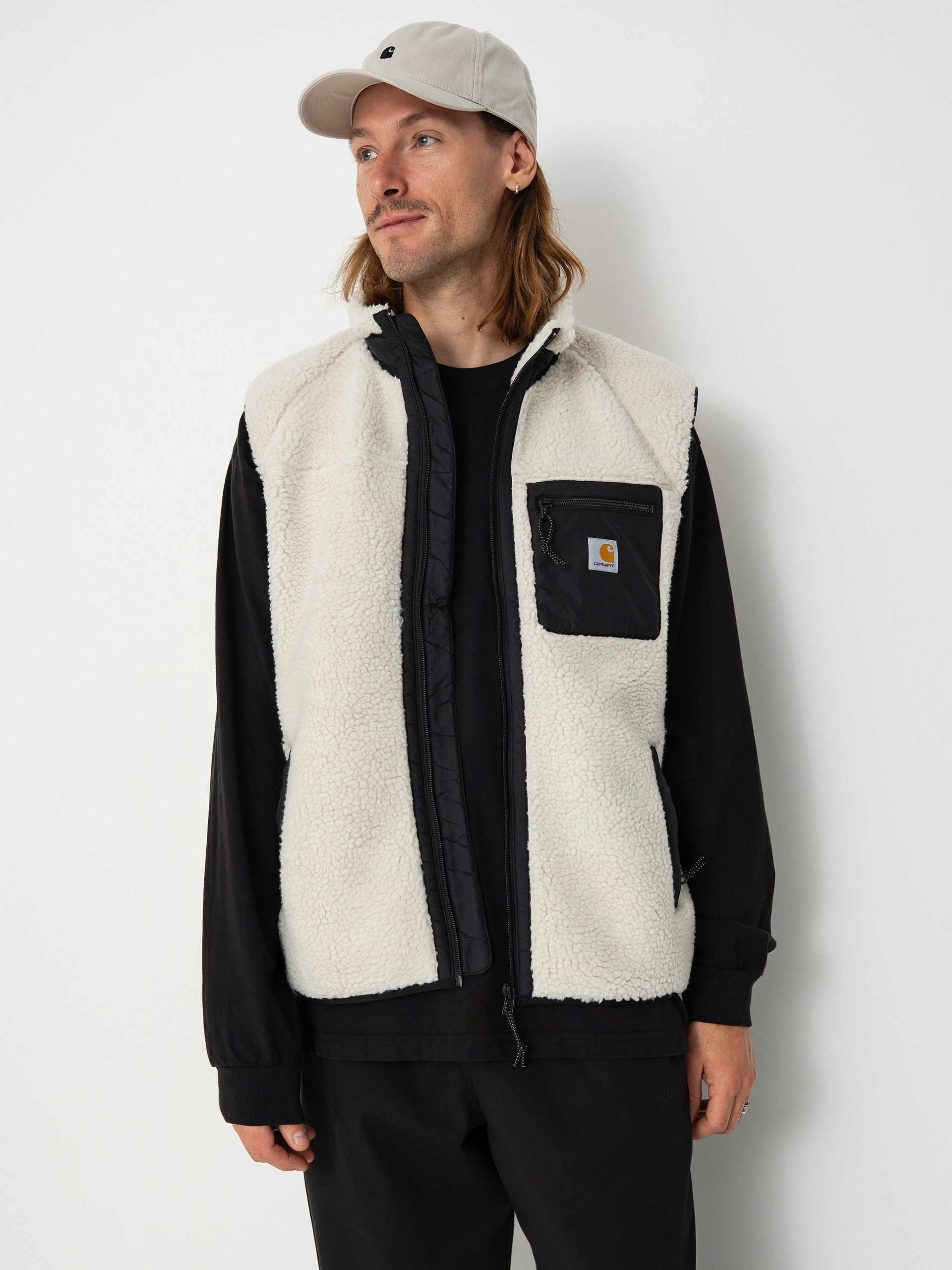 Carhartt WIP Weste Prentis Liner (moonbeam/black)