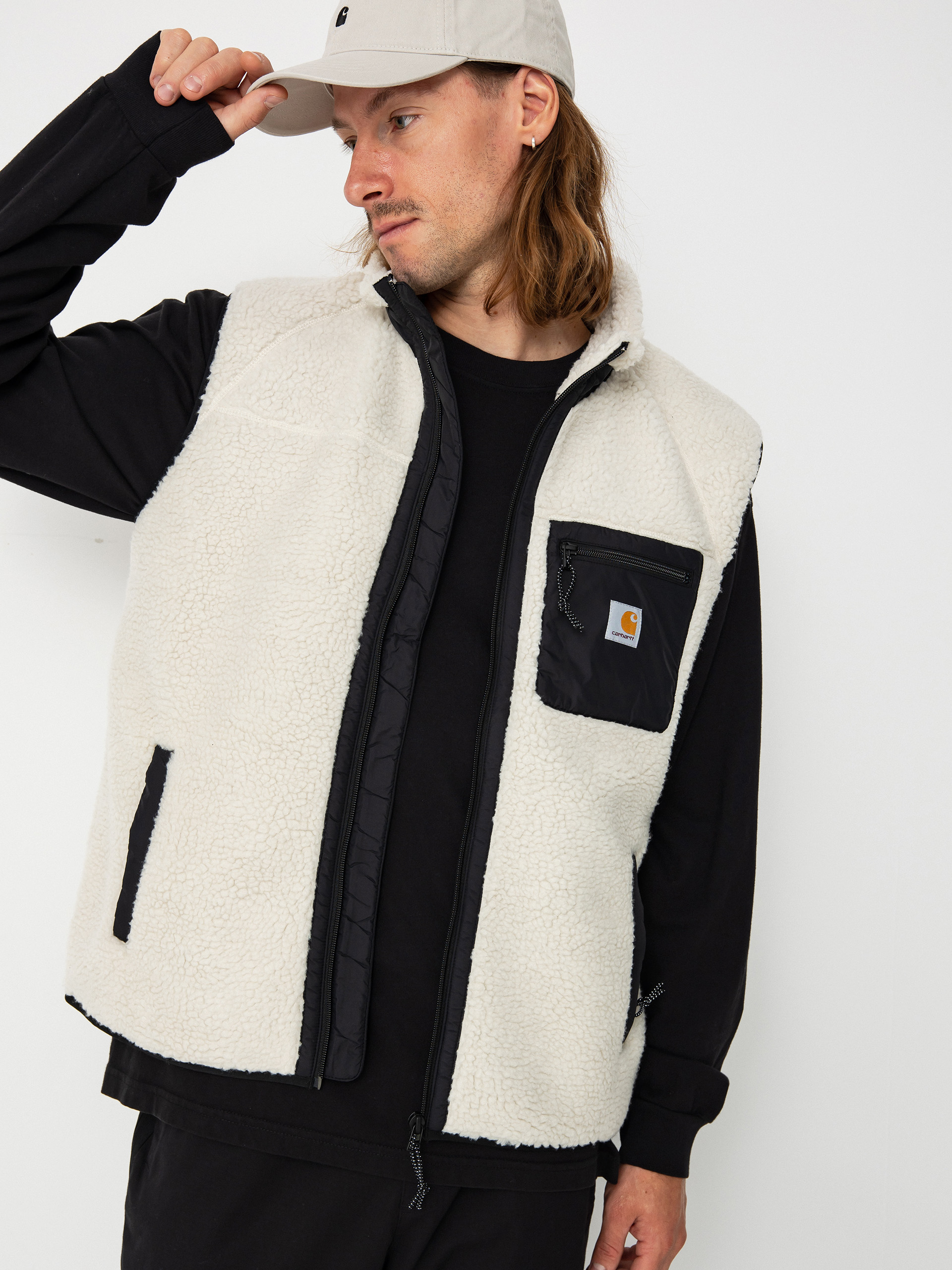 Carhartt WIP Vest Prentis Liner (moonbeam/black)