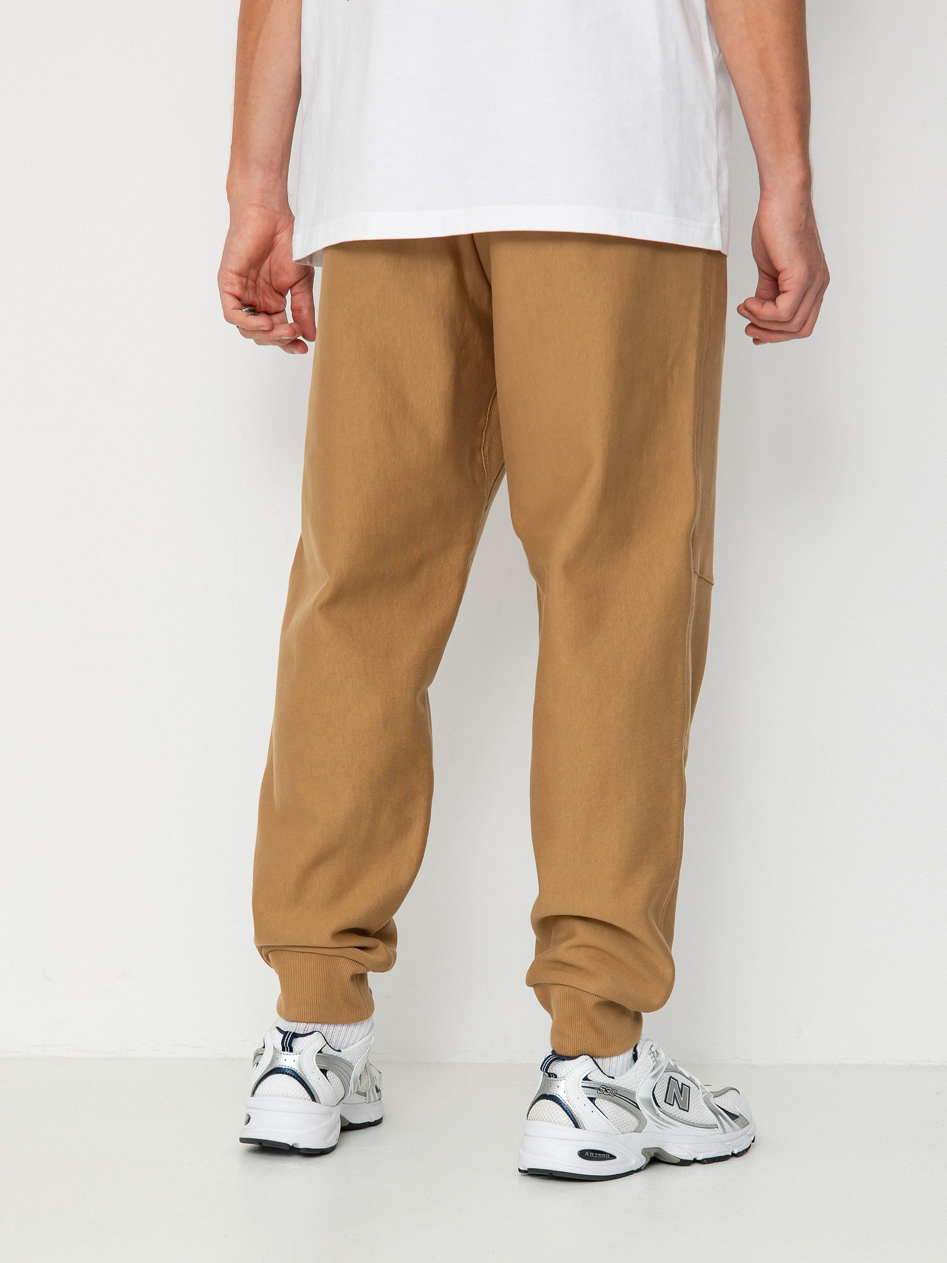 Carhartt WIP Pants American Script Jogging brown peanut