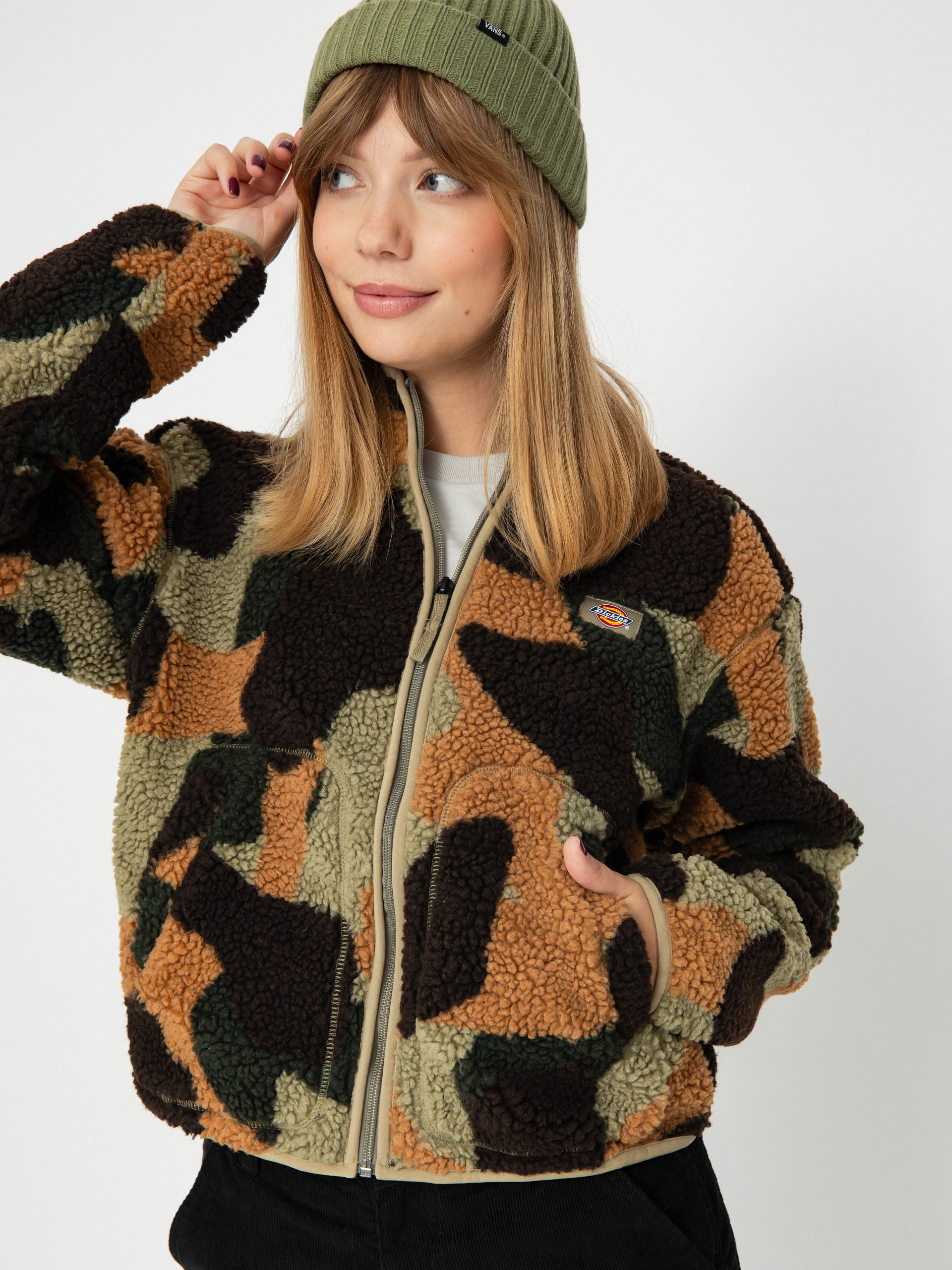 Camo Fleece Jacket Dickie Camo Jacket Camo Independent Trucks