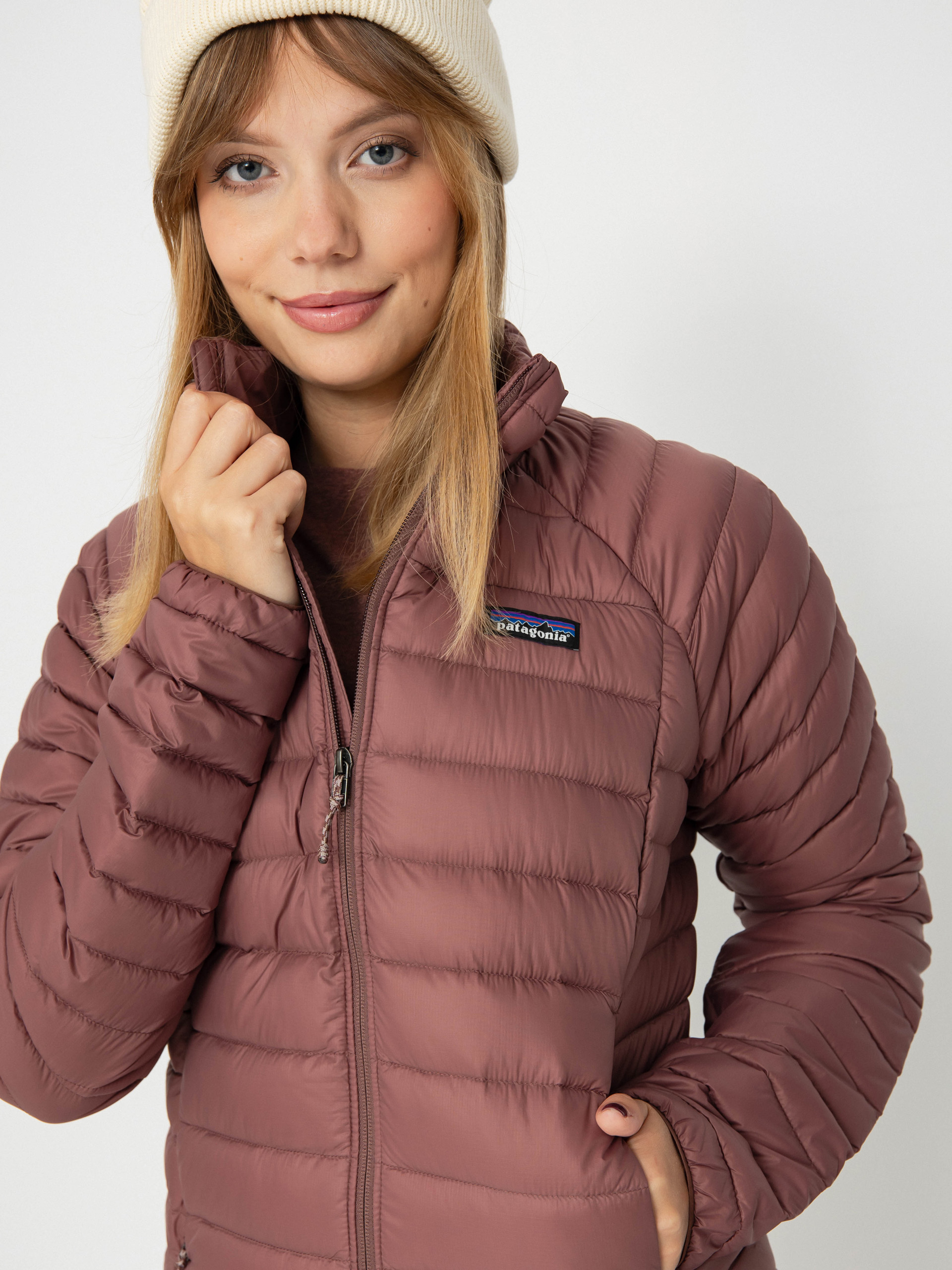 Patagonia Jacket Down Sweater Wmn - pink (dulse mauve)