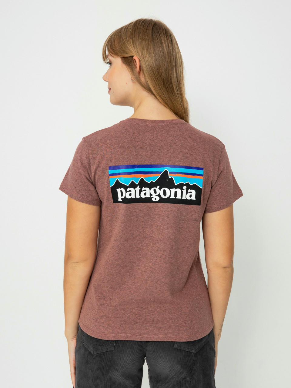 Patagonia T-Shirt P-6 Logo Responsibili Wmn (dulse mauve)