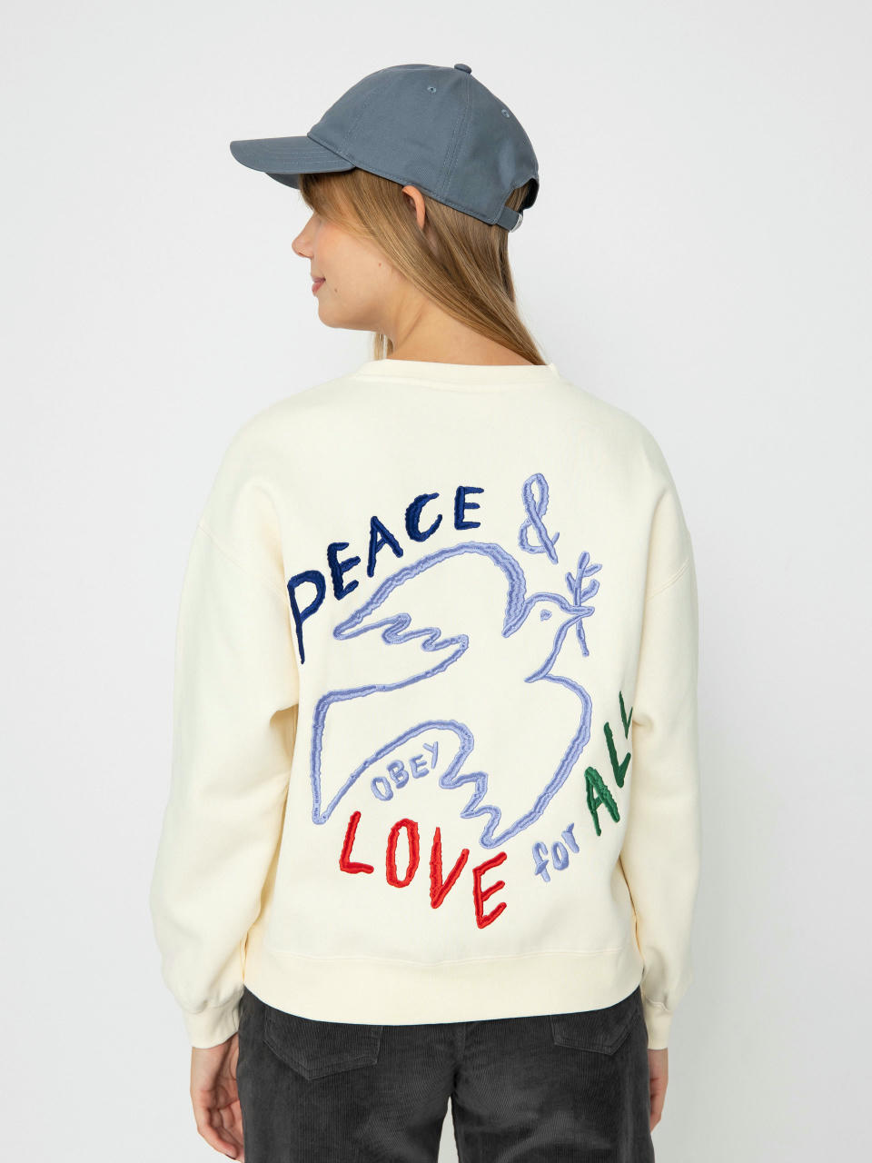 OBEY Sweatshirt Peace Dove Wmn (unbleached)