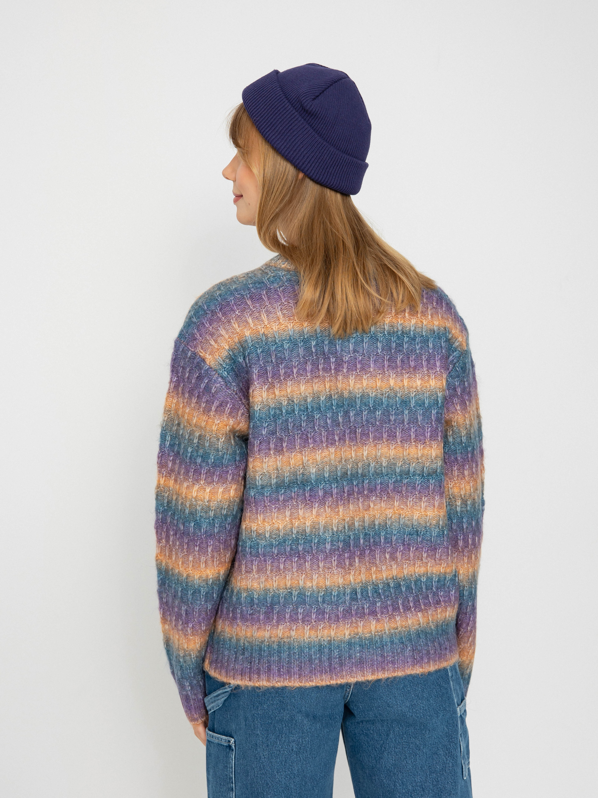OBEY Pulli Daytrip Crew Sweater Wmn (purple multi)