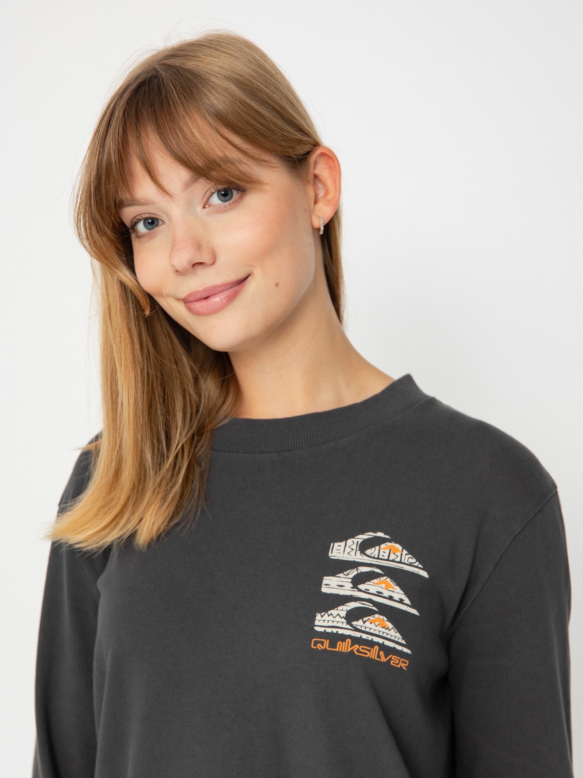 Quiksilver Uni Ls Tee Dress Wmn Longsleeve (tarmac)