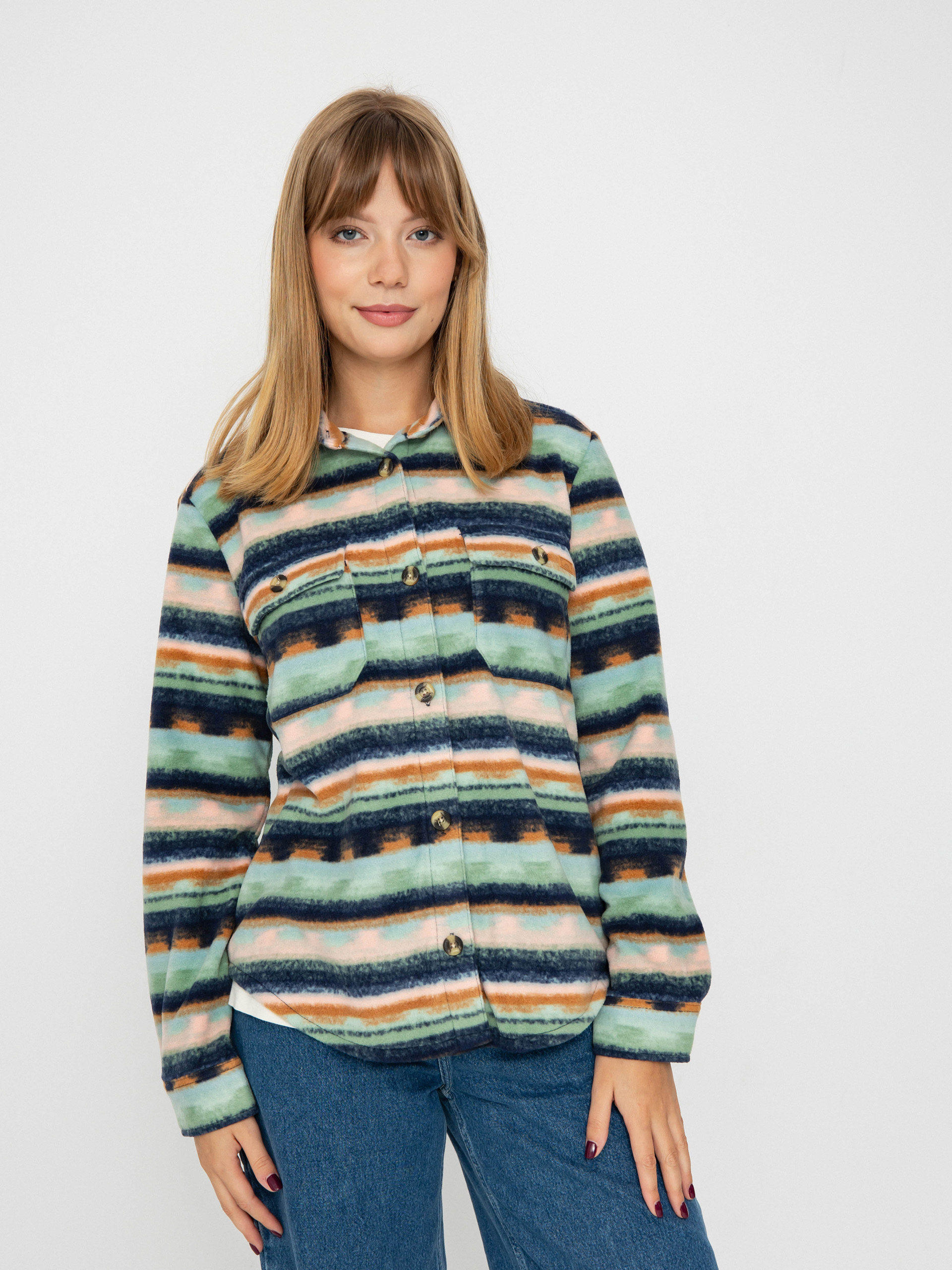 Billabong Hemd Forge Fleece Wmn (black multi)