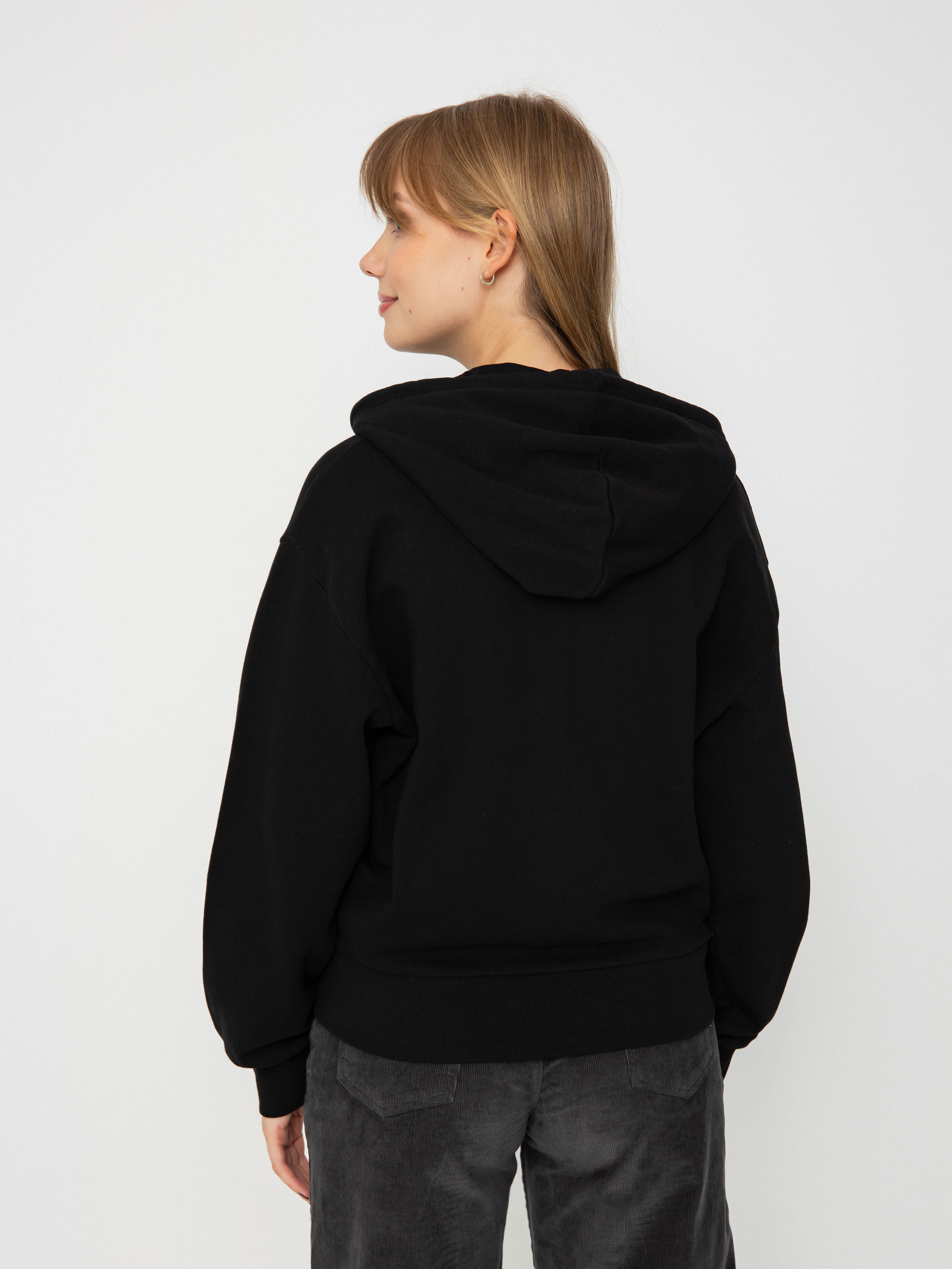 Carhartt WIP Hoodie Casey ZHD Wmn - black (black/silver)