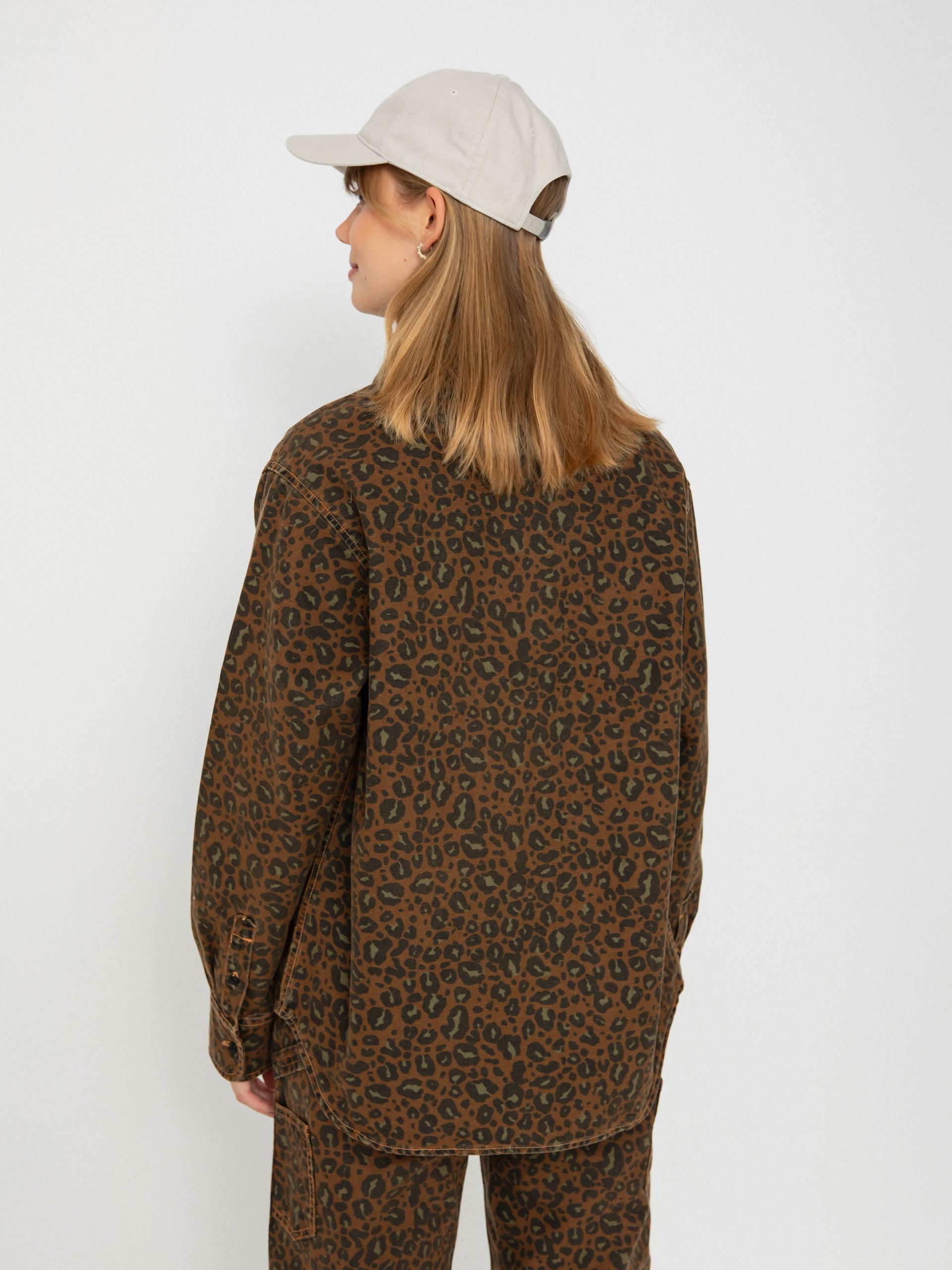 Carhartt WIP Hemd Leo Wmn (camo leo/tamarind/tamarind)