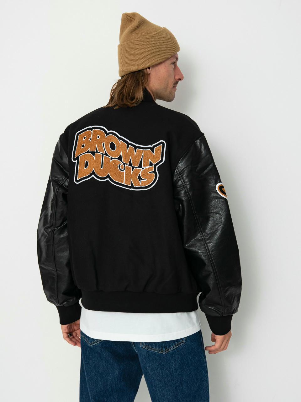 Carhartt WIP Jacke Brown Ducks Bomber (black/black)