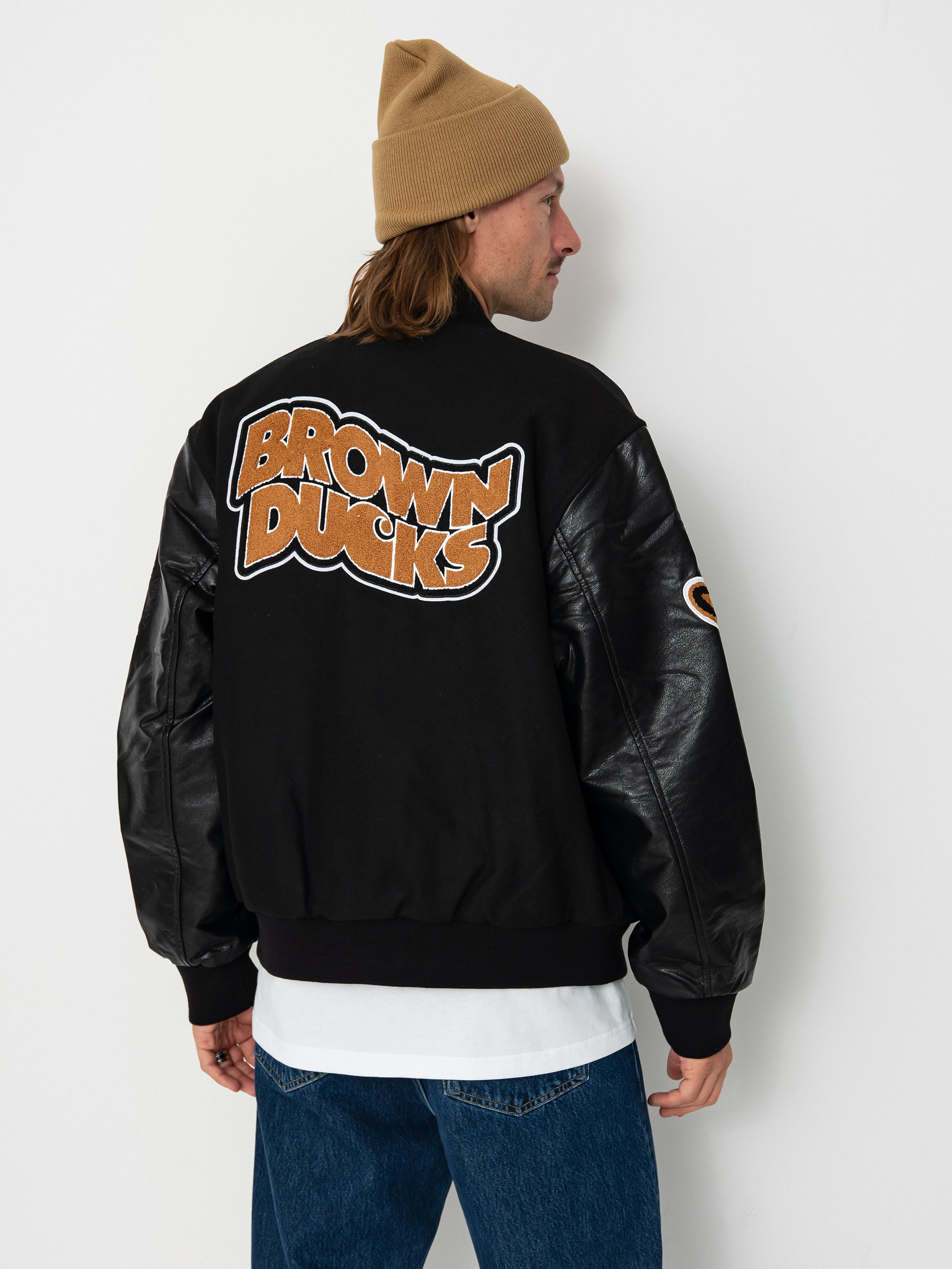 Carhartt WIP Jacket Brown Ducks Bomber (black/black)