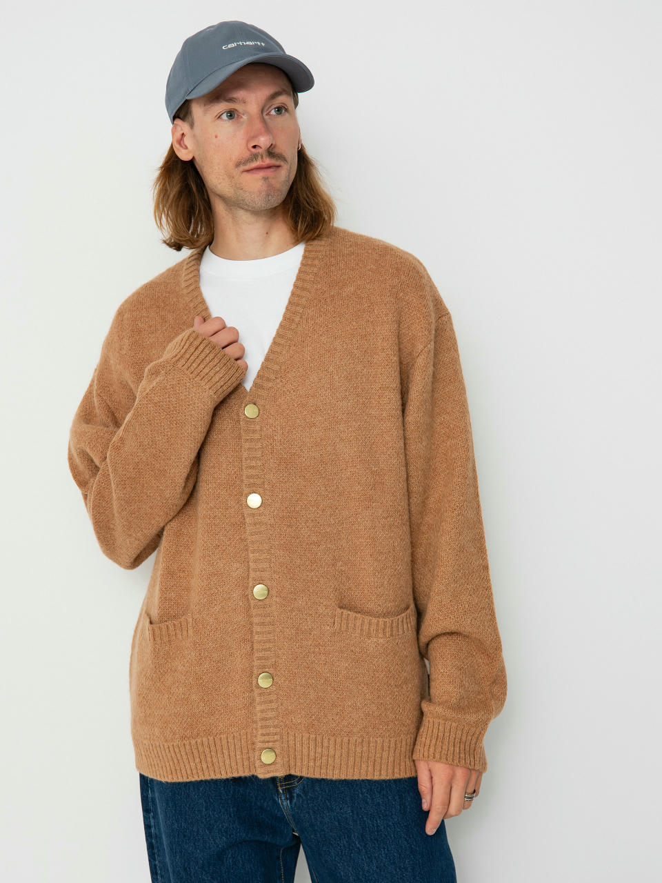 Carhartt WIP Pulli Merton Cardigan (peanut)