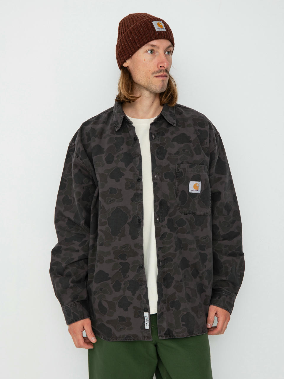 Carhartt WIP Shirt Duck (camo duck/green/graphite)