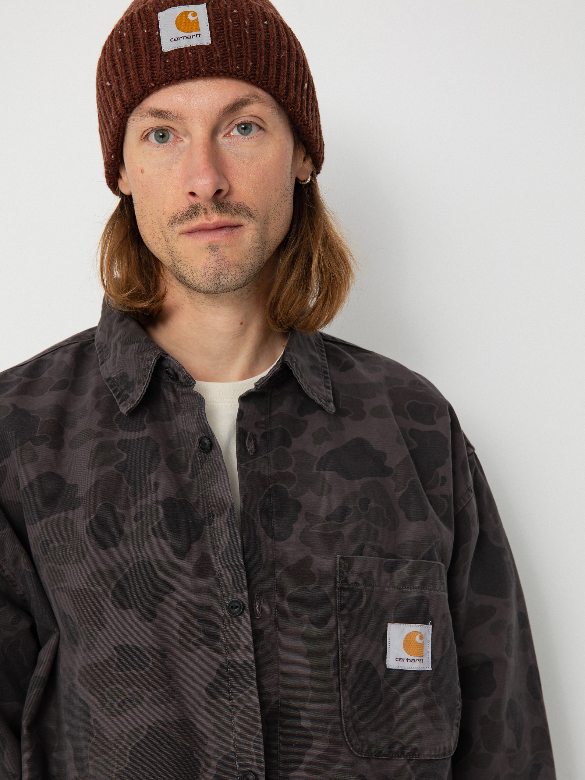 Carhartt WIP Hemd Duck (camo duck/green/graphite)