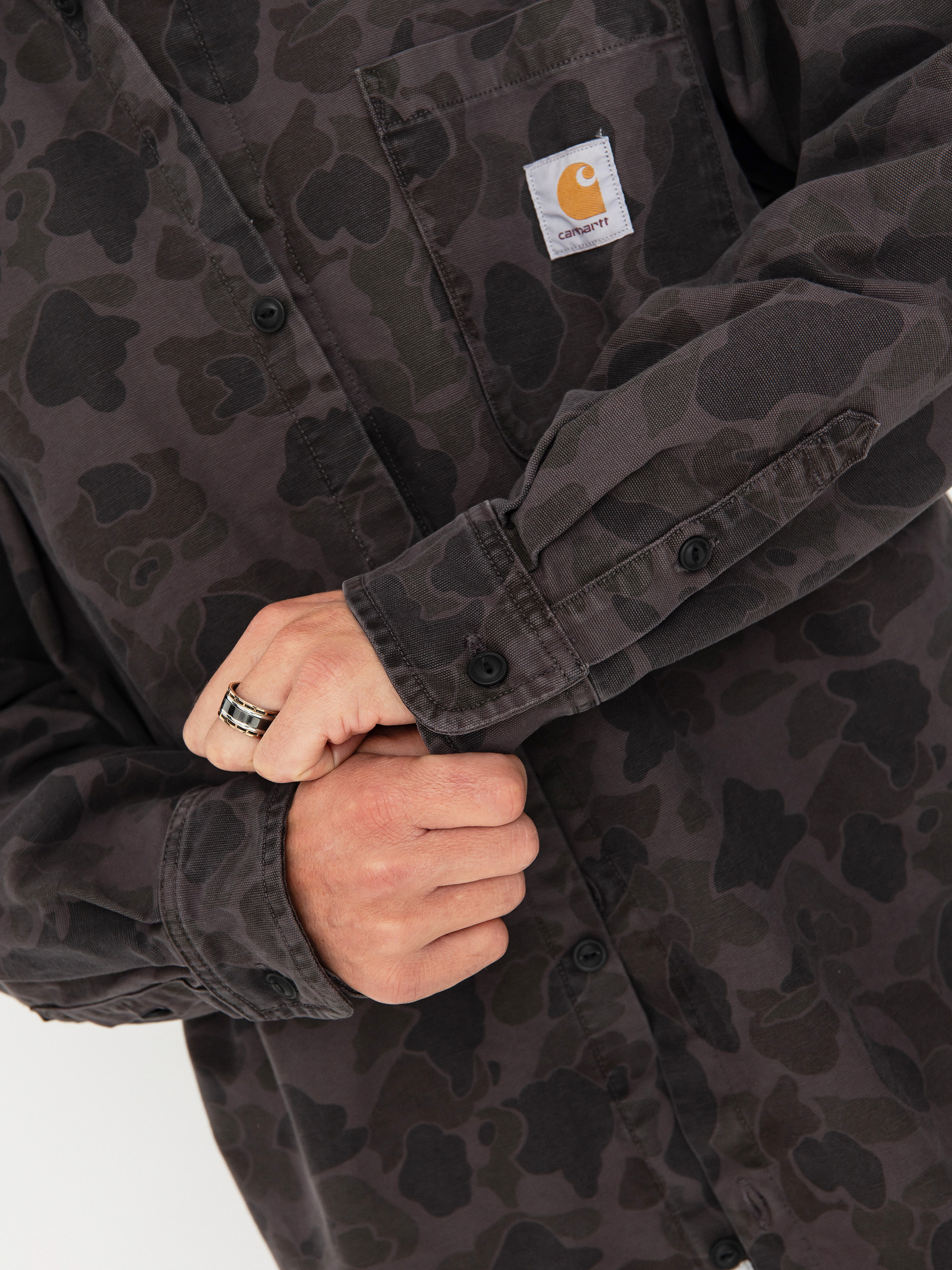 Carhartt WIP Shirt Duck (camo duck/green/graphite)