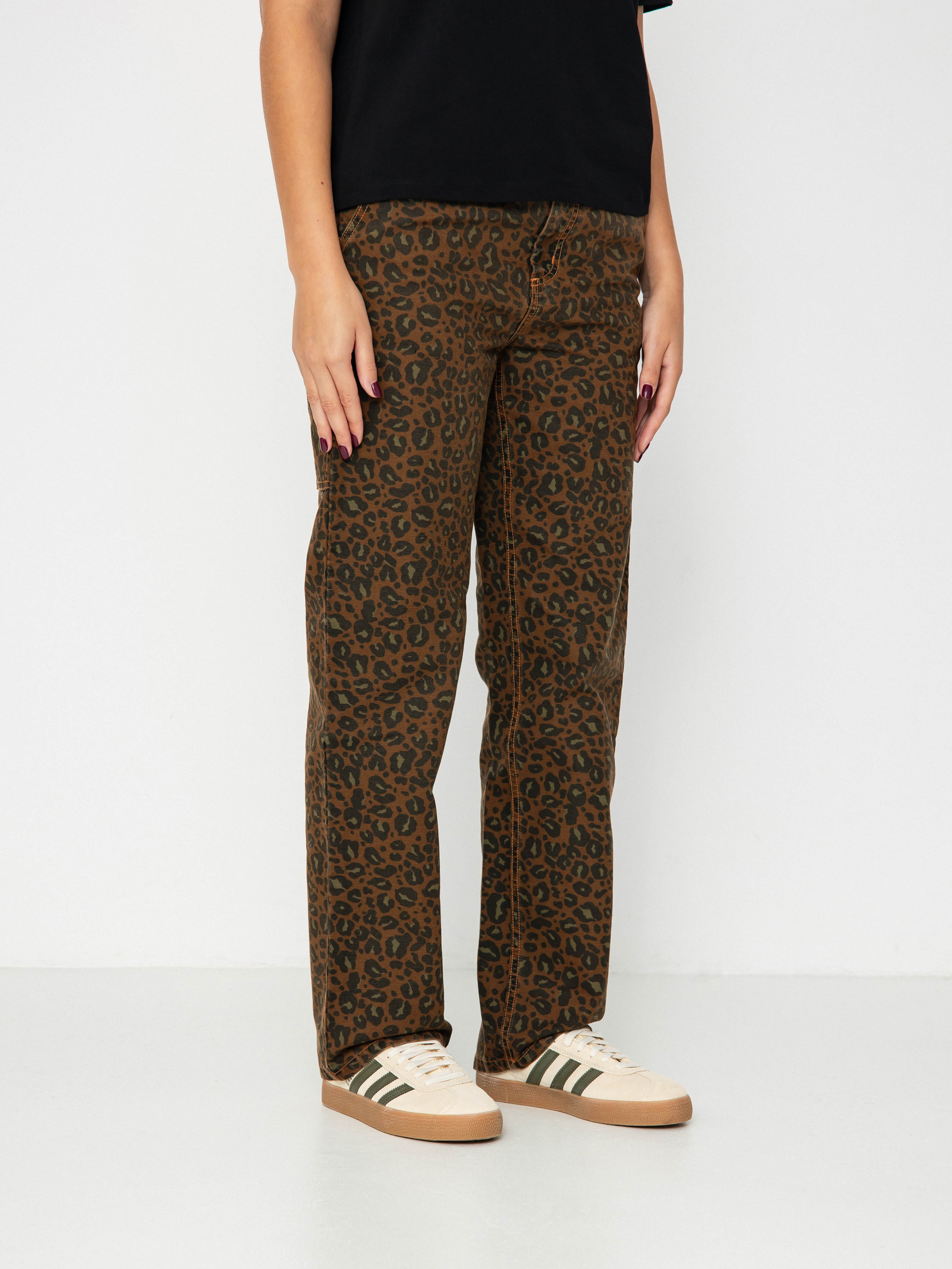 Carhartt WIP Hose Leo Pierce Wmn (camo leo/tamarind/tamarind)