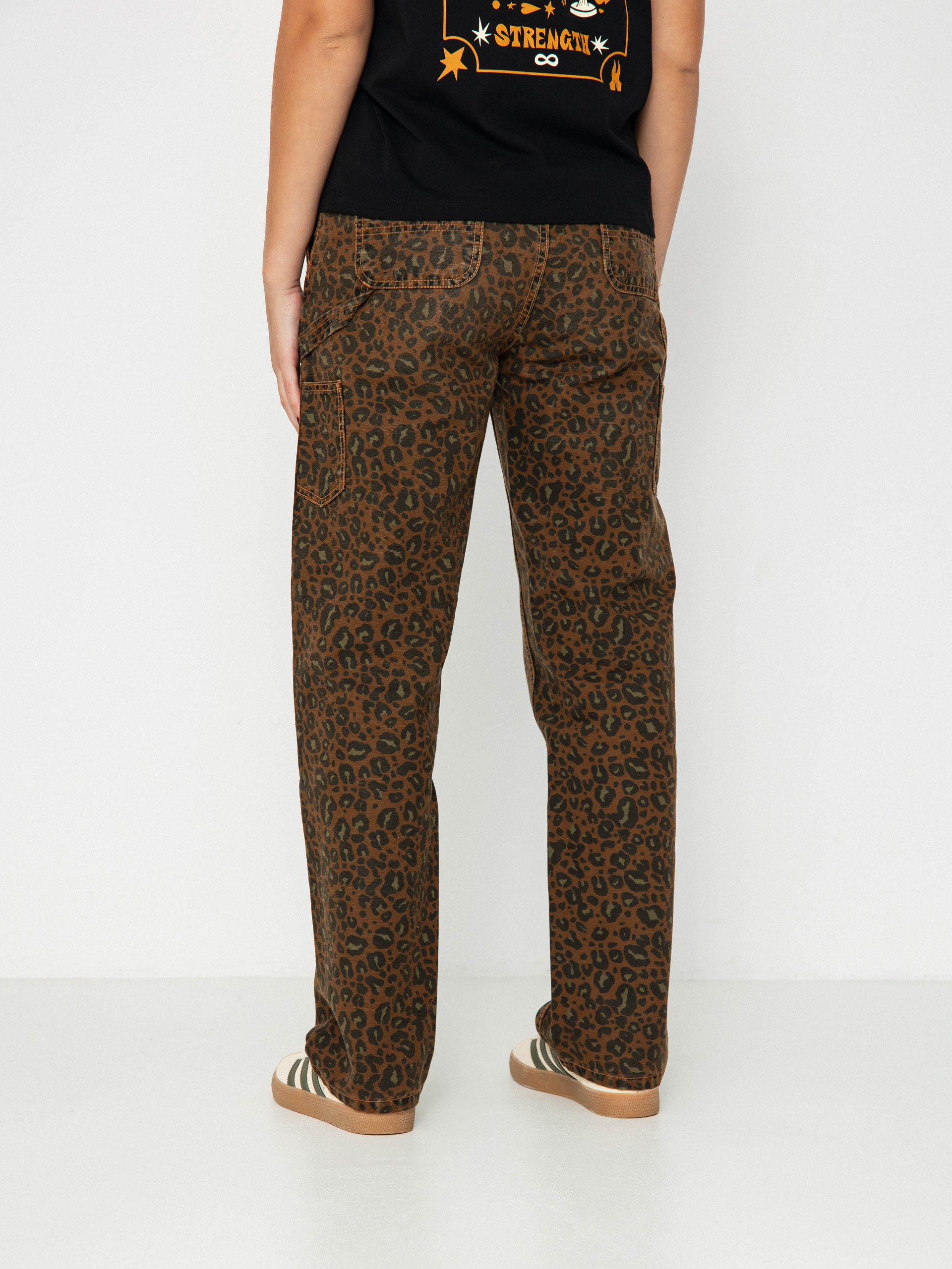 Carhartt WIP Pants Leo Pierce Wmn (camo leo/tamarind/tamarind)