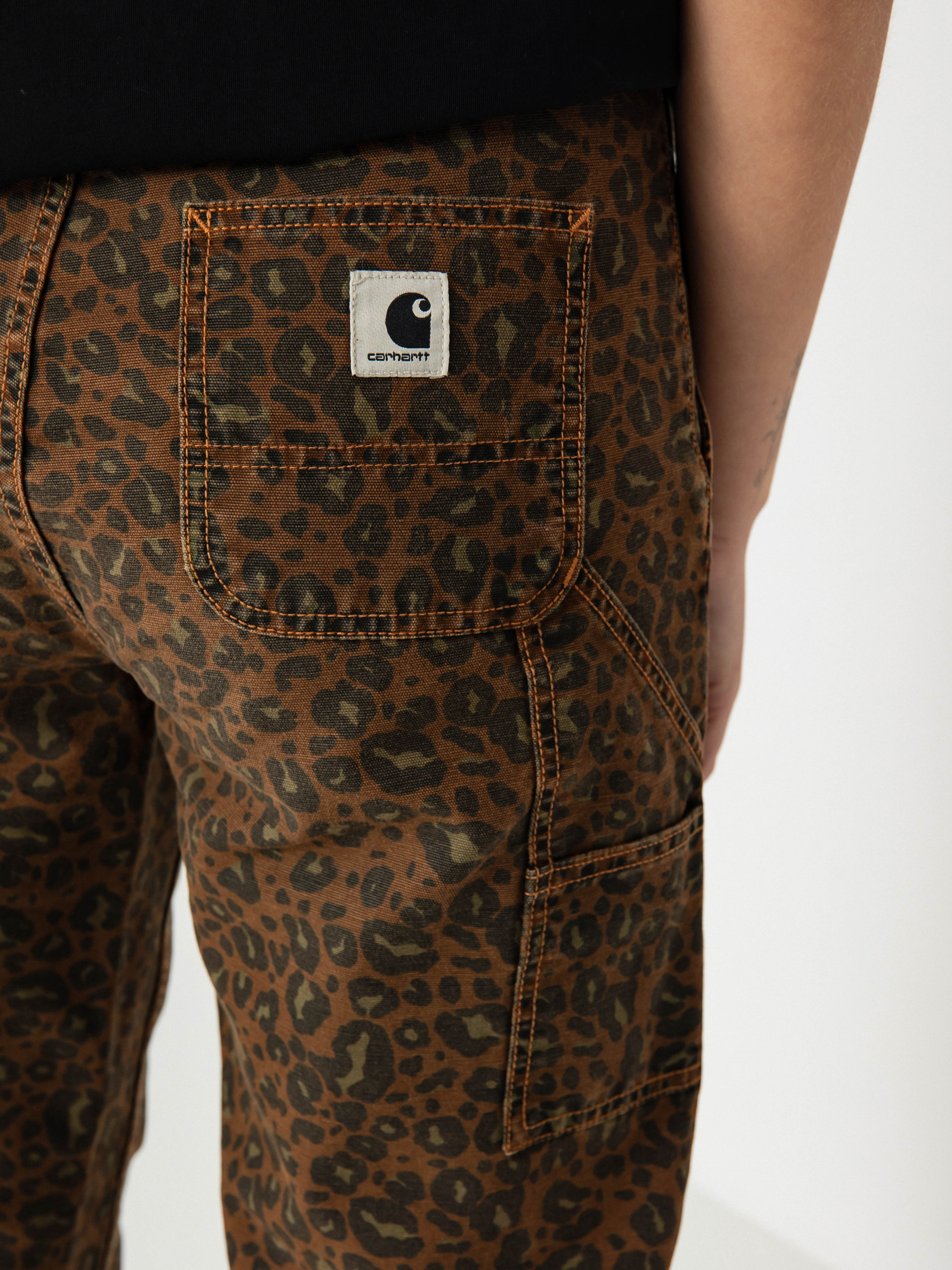 Carhartt WIP Pants Leo Pierce Wmn (camo leo/tamarind/tamarind)