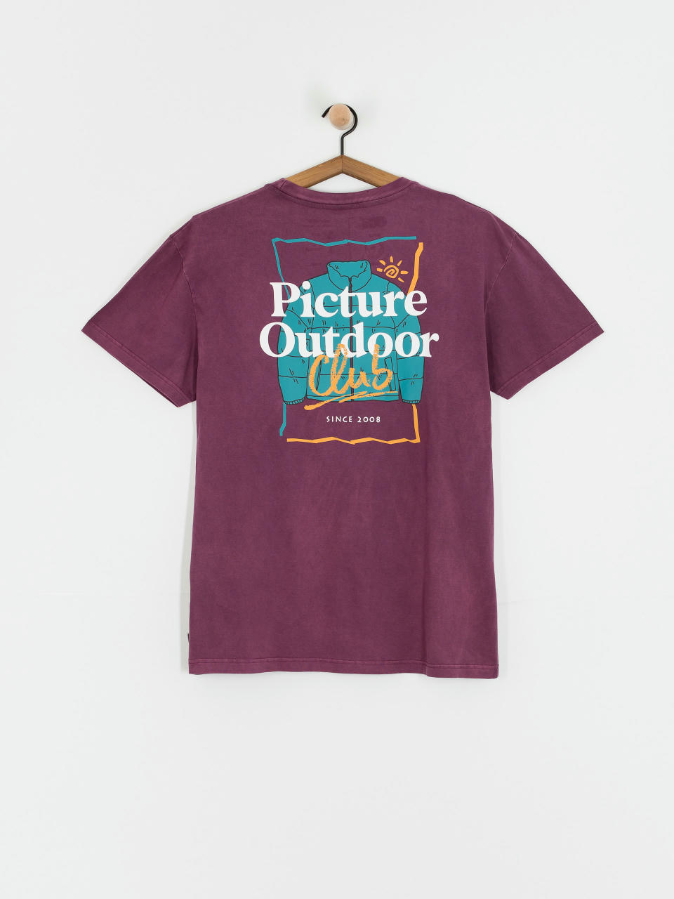 Picture T-Shirt Koleoh (purple wine washed)