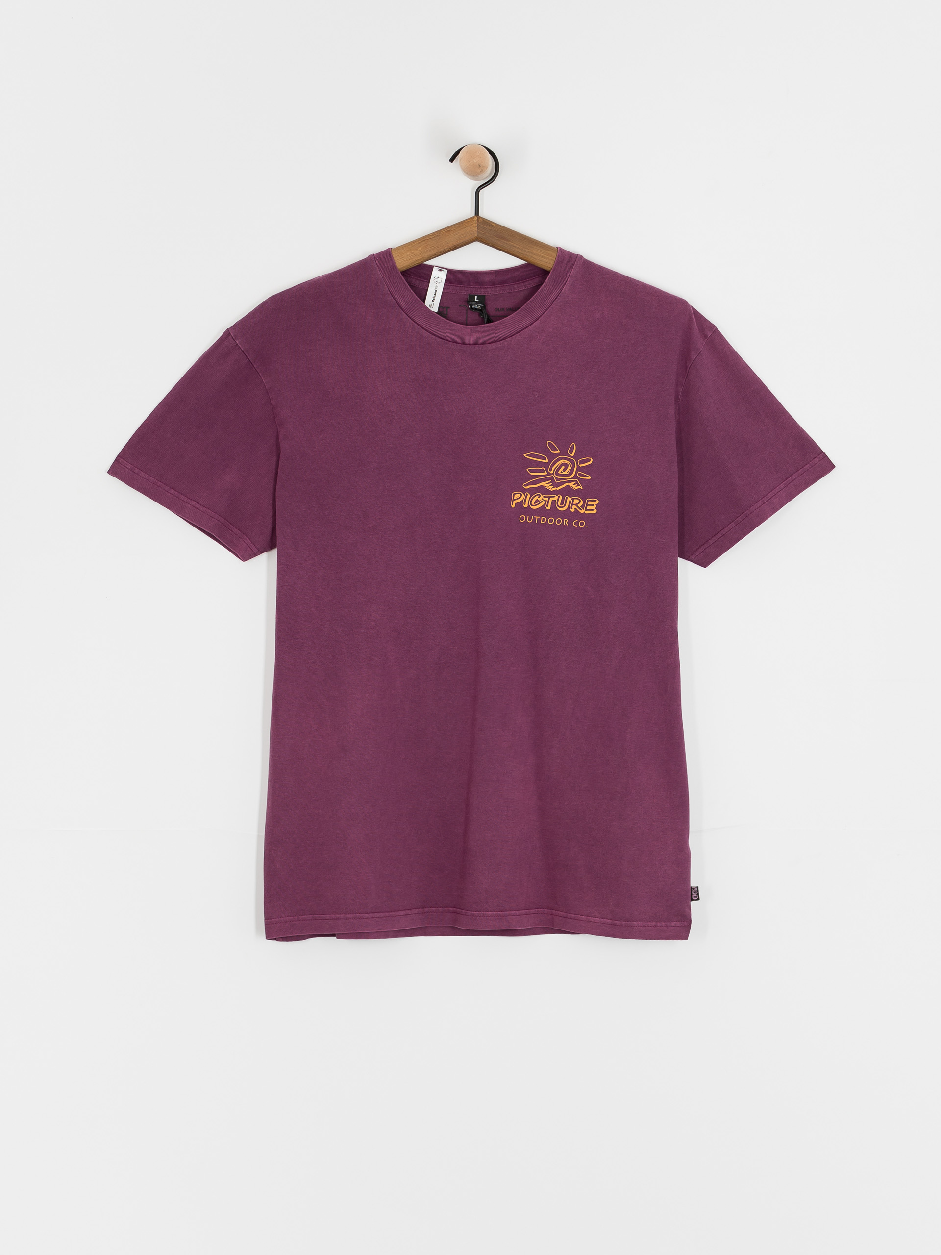 Picture T-Shirt Koleoh (purple wine washed)