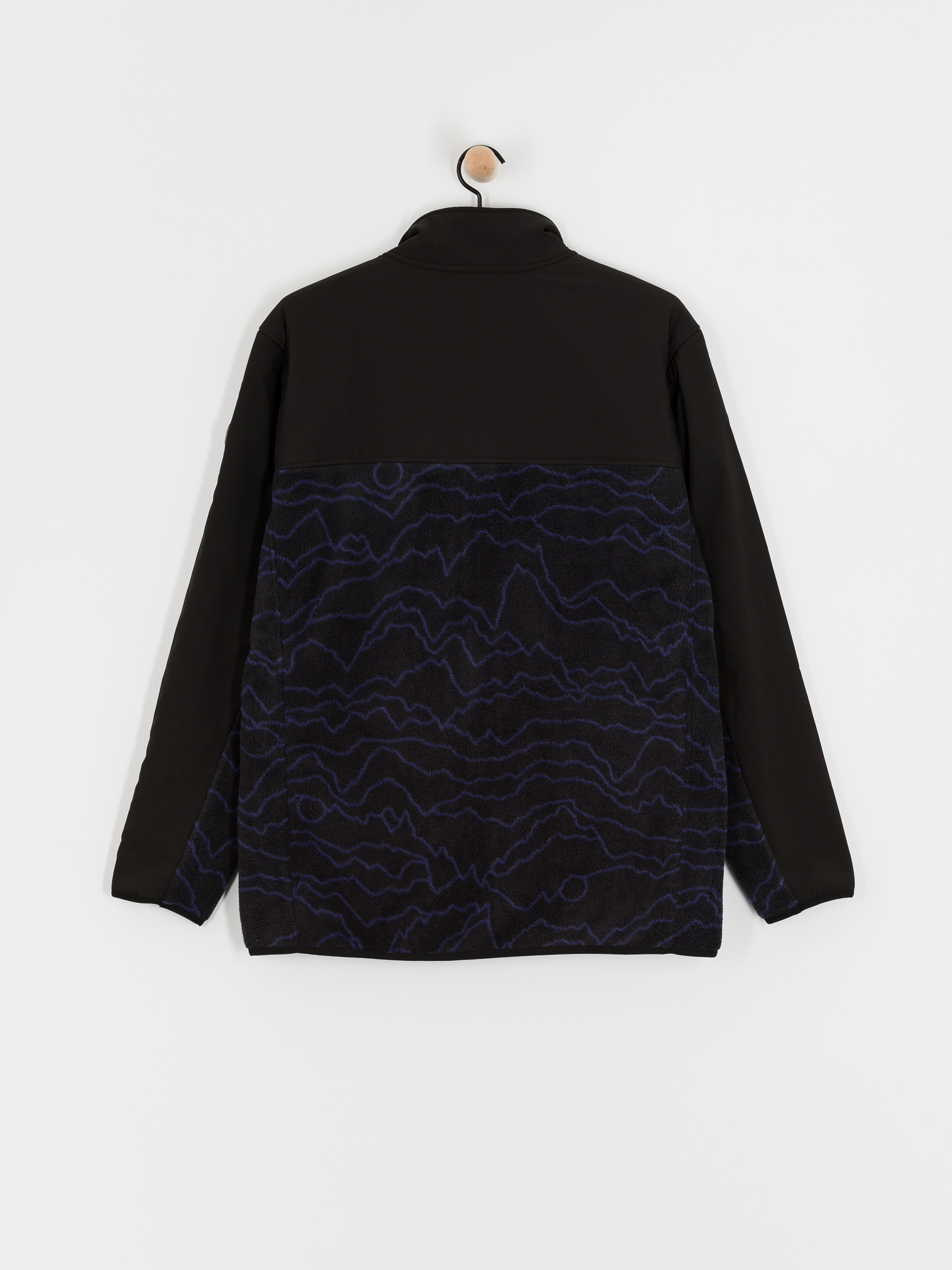 Herren Rip Curl Sweatshirt Anti Series Search Zip Crew (black/berry)