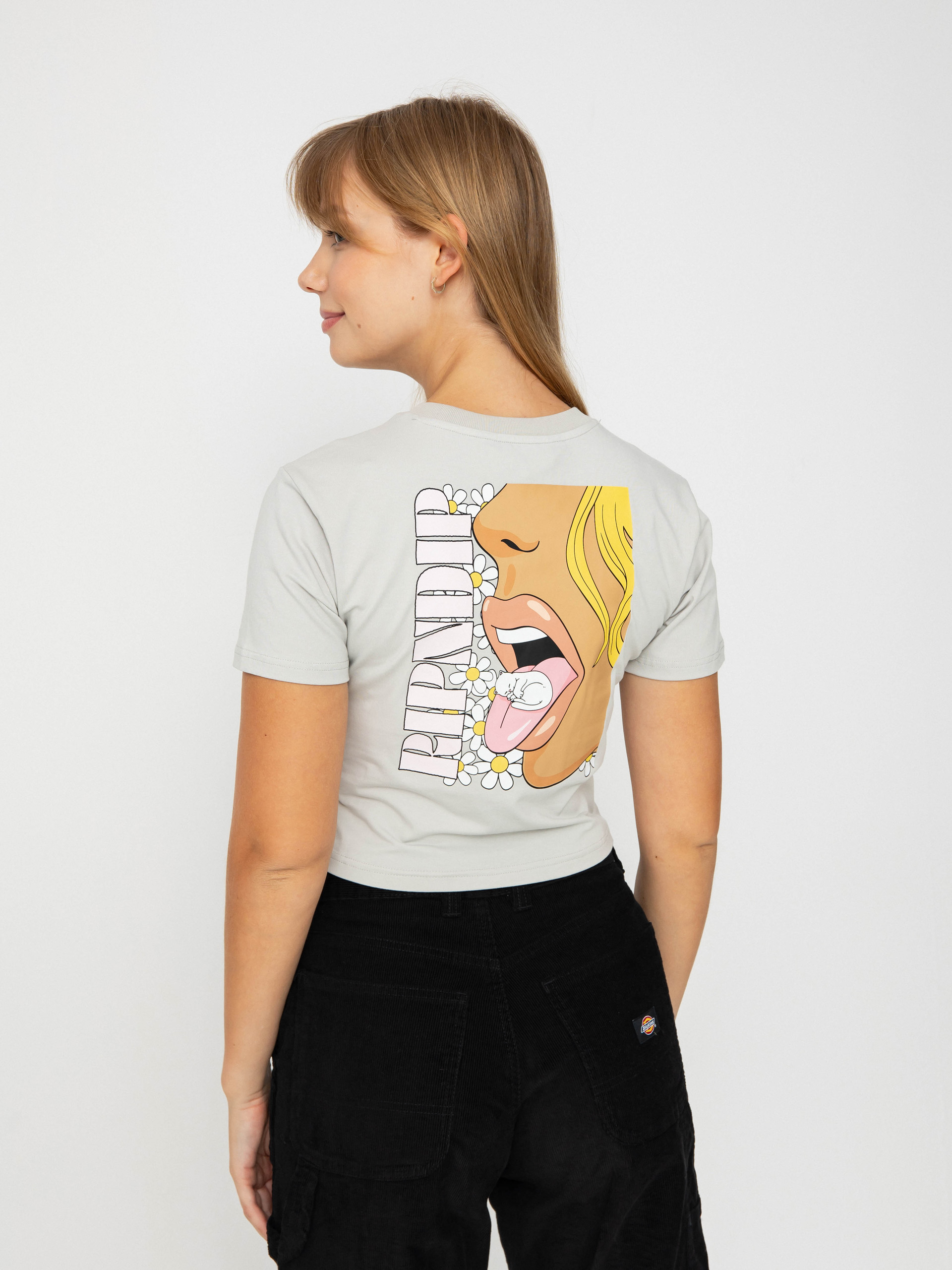 RipNDip T-Shirt Taste Like Nerm Cropped Baby Wmn (grey)