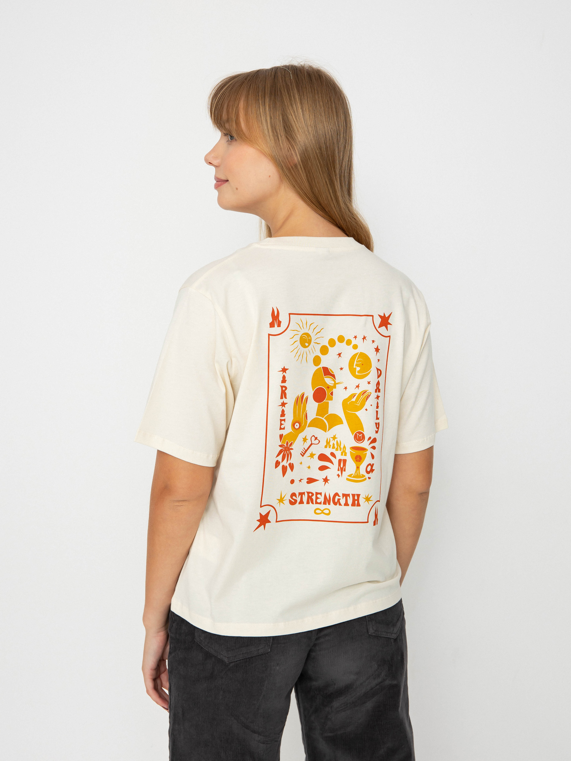 Iriedaily T-Shirt Tarotmania Wmn (undyed)