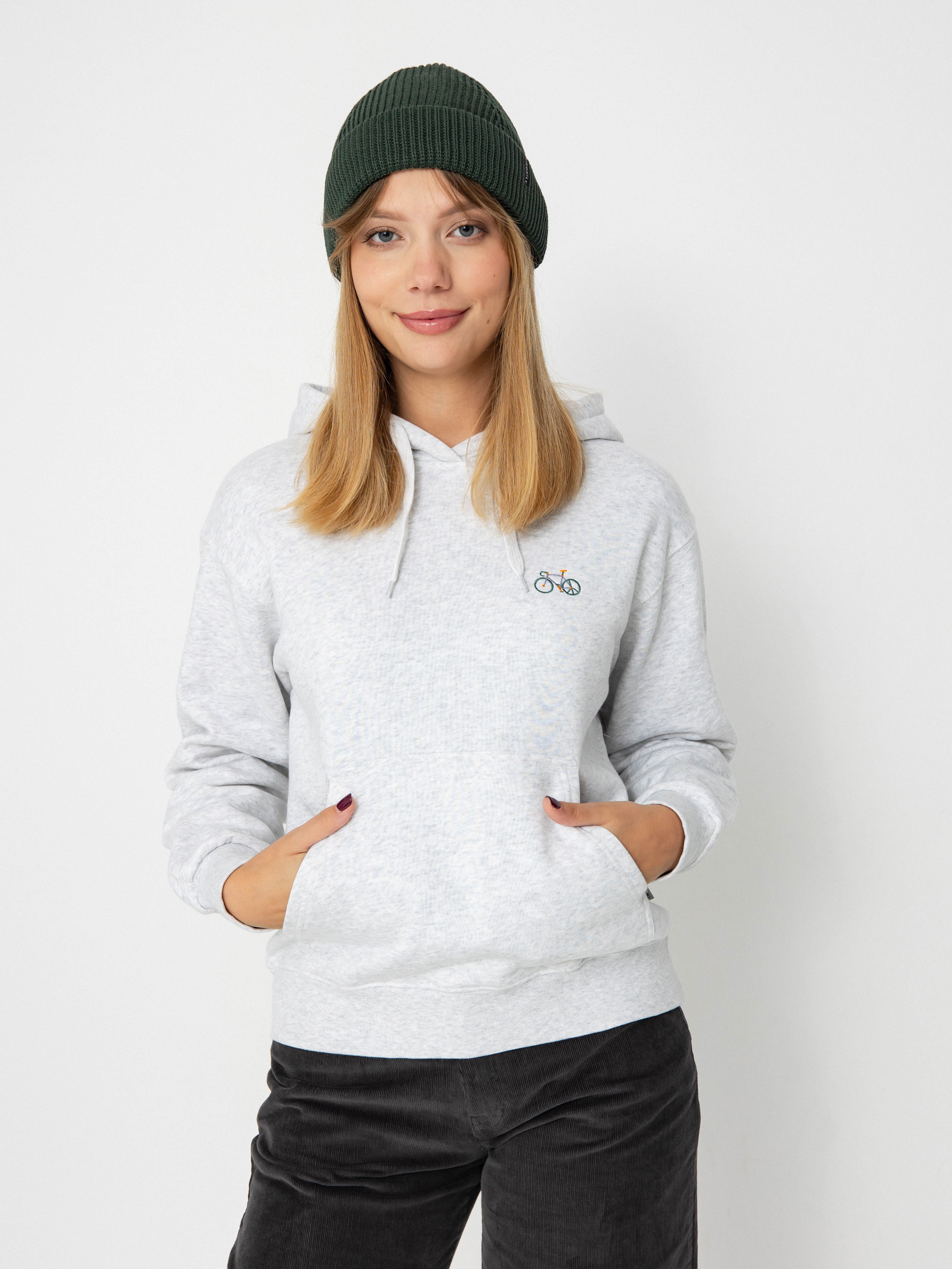 Iriedaily Peacy Ride HD Wmn Hoodie (ash heather)