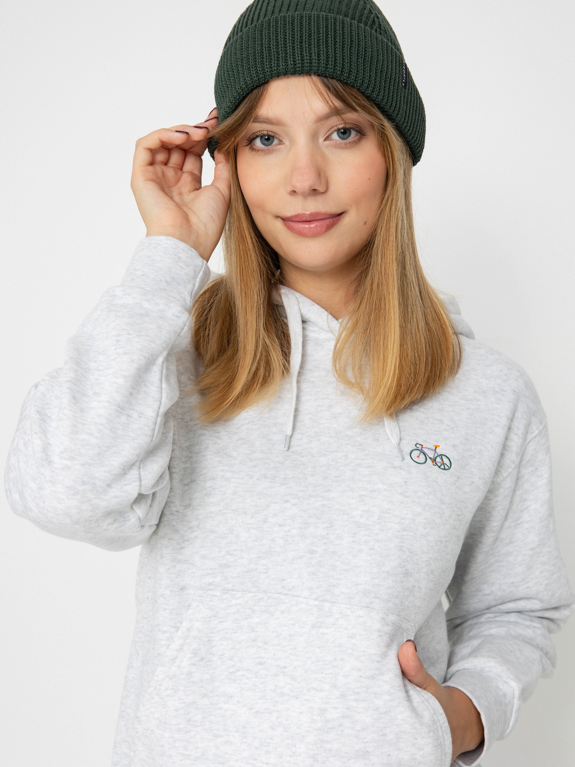 Iriedaily Peacy Ride HD Wmn Hoodie (ash heather)