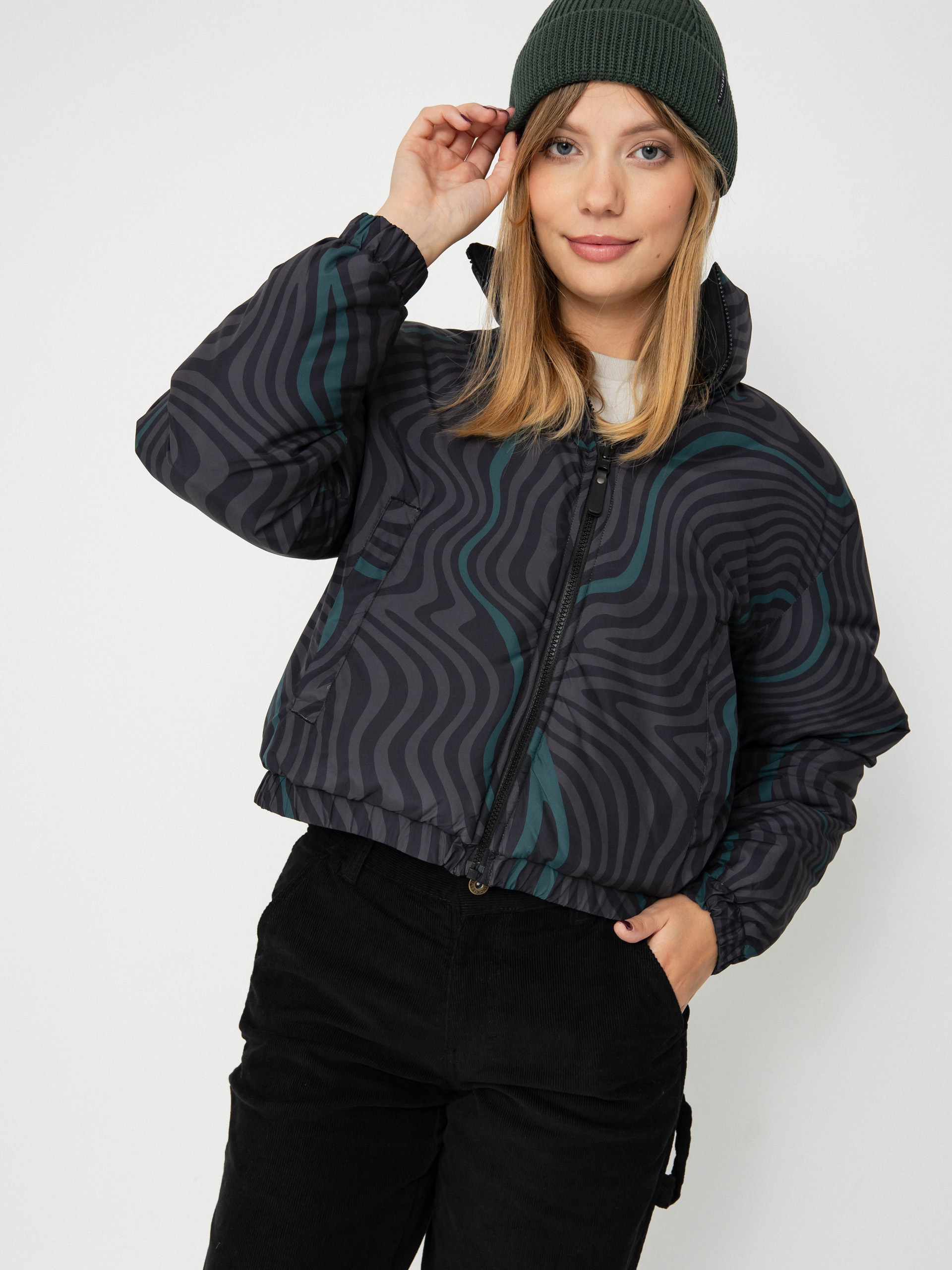 Iriedaily Jacke Paddy Short Wmn (black)