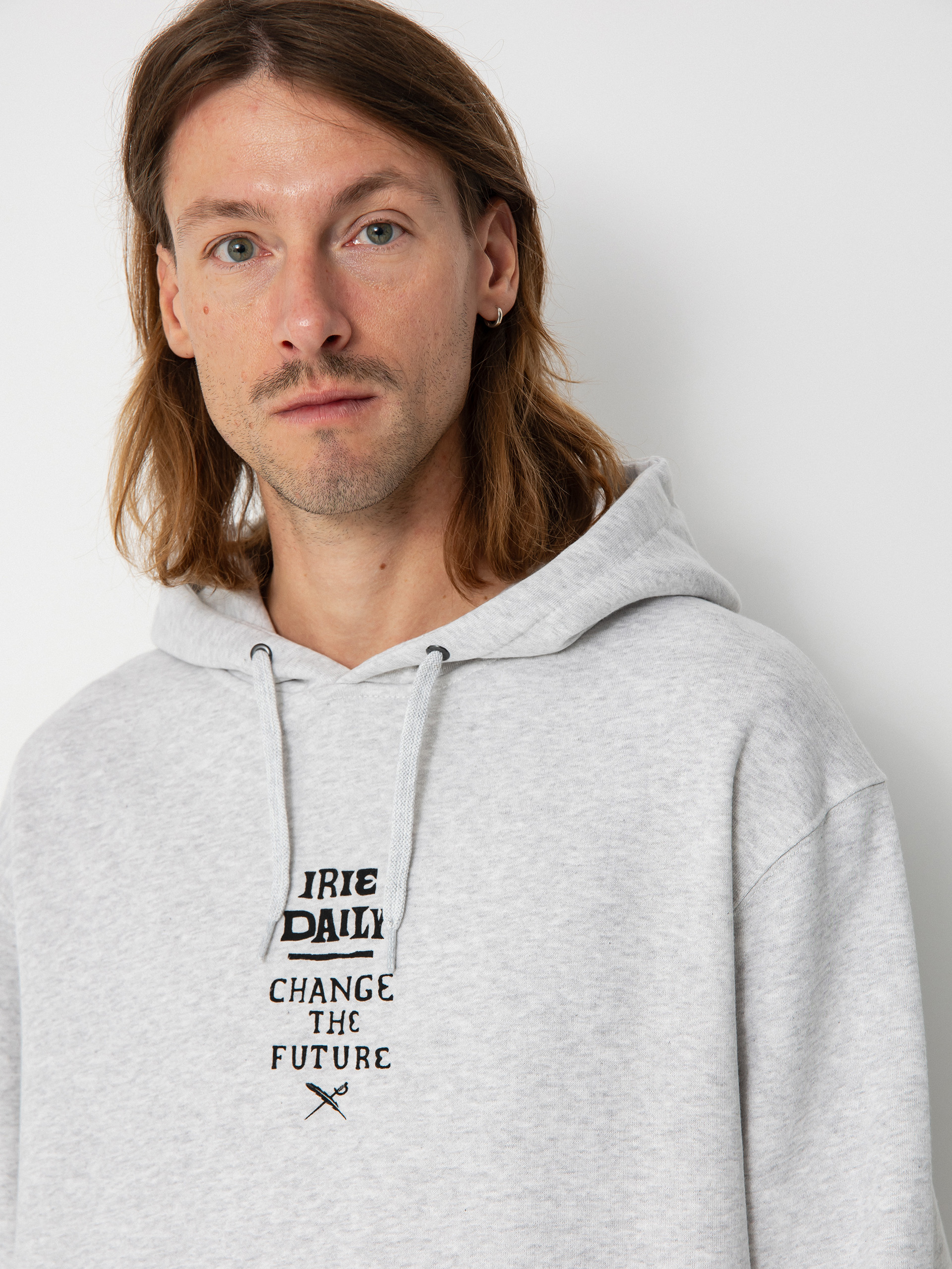 Iriedaily Change Future HD Hoodie (ash heather)