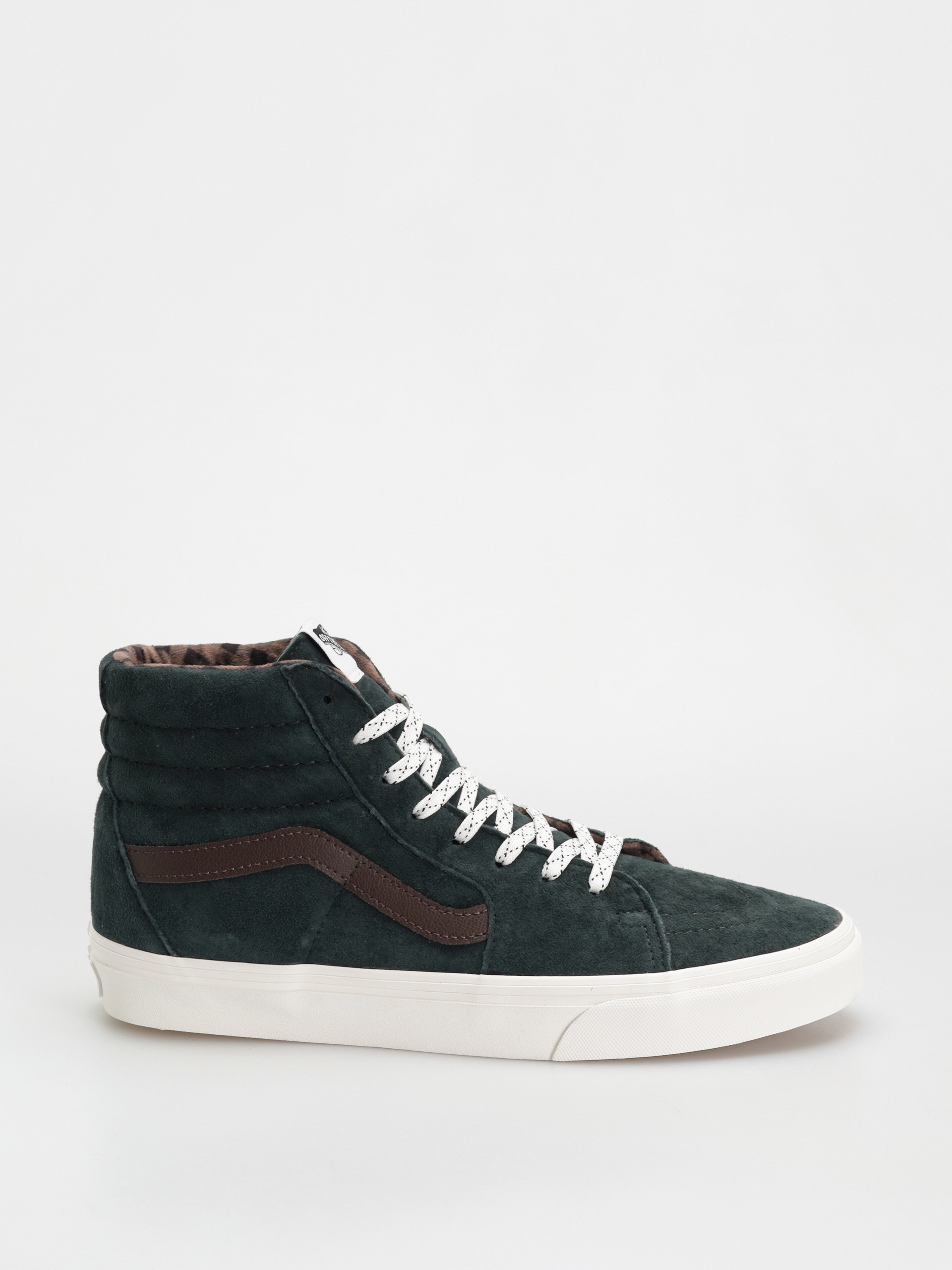 Vans Sk8 Hi Schuhe (pig suede plaid scarab)