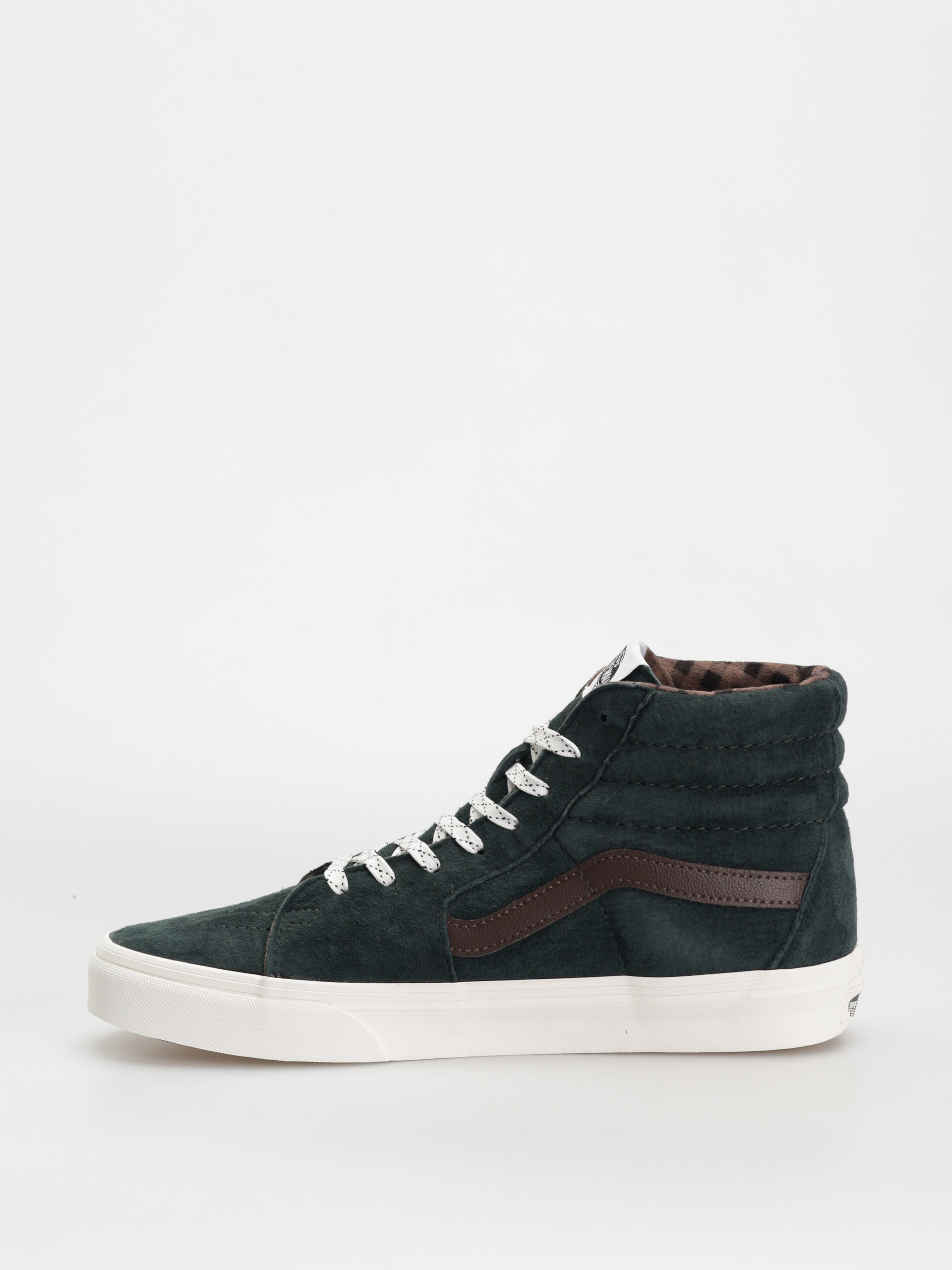 Vans Sk8 Hi Shoes (pig suede plaid scarab)