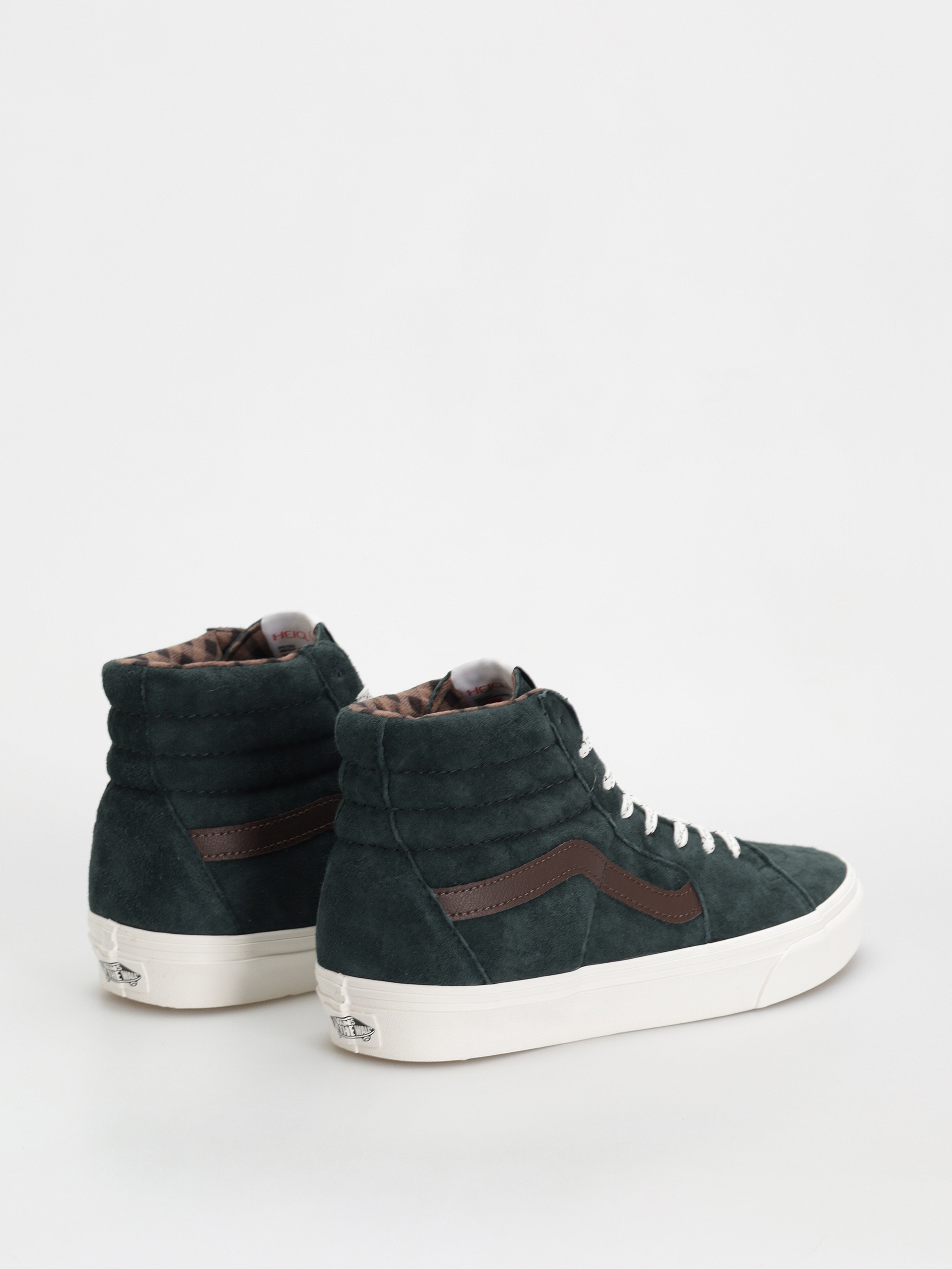 Vans Sk8 Hi Shoes (pig suede plaid scarab)