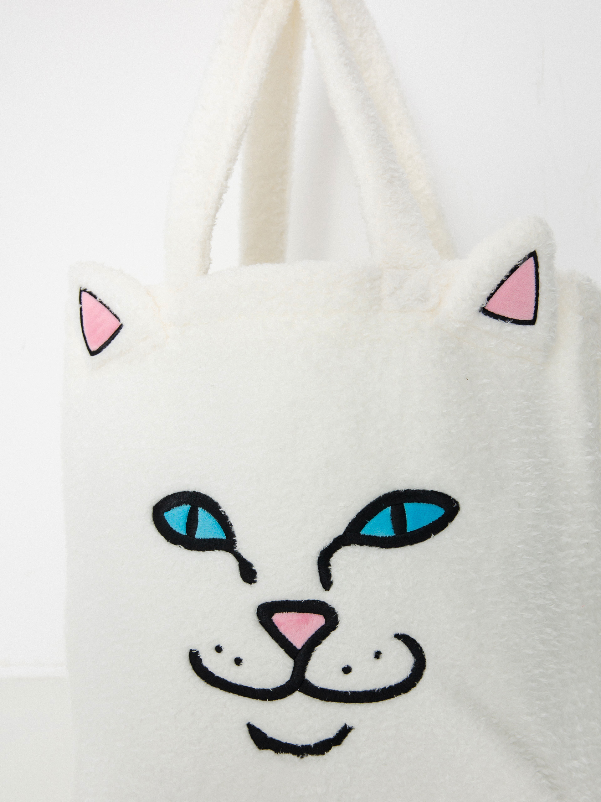 RipNDip Lord Nermal Fluffy Bag (white)