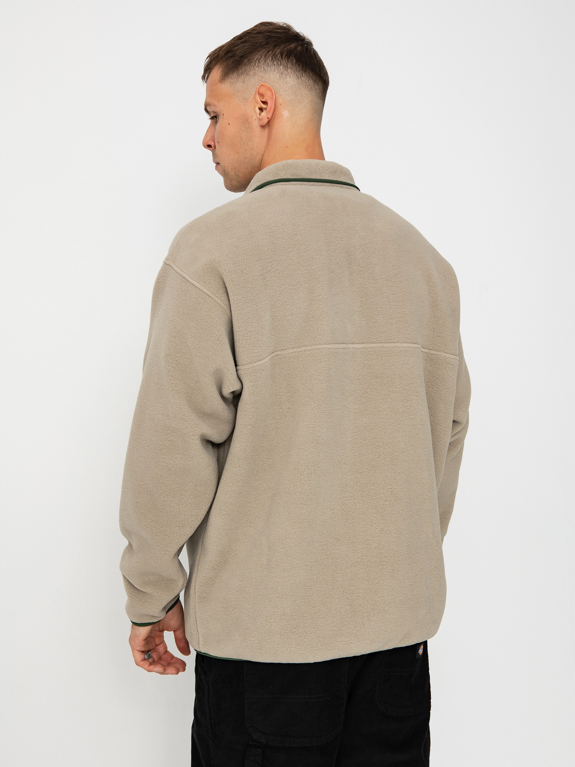 Mens Patagonia Fleece  Synch Snap T (seabird grey)
