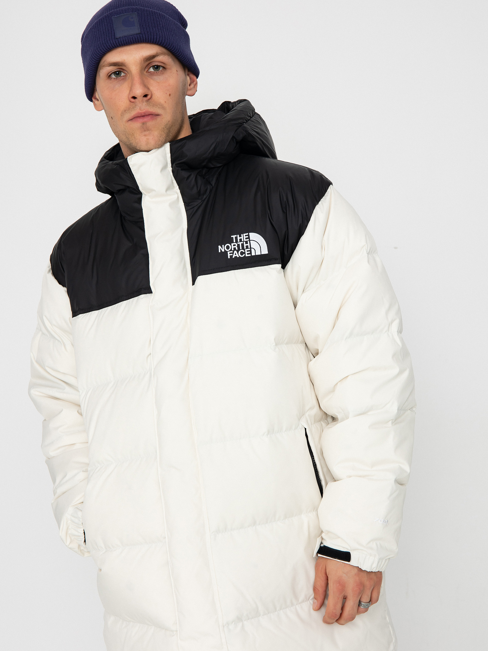 The North Face Jacke Nuptse Parka (white dune/tnf black)