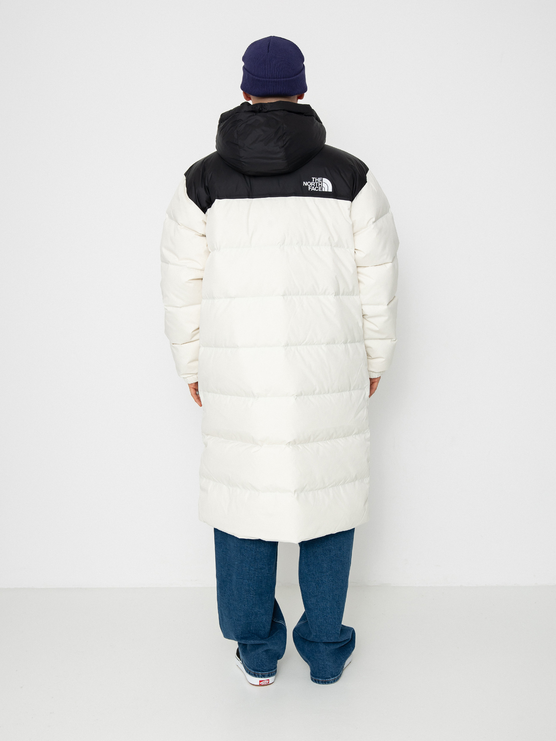 The North Face Jacke Nuptse Parka (white dune/tnf black)