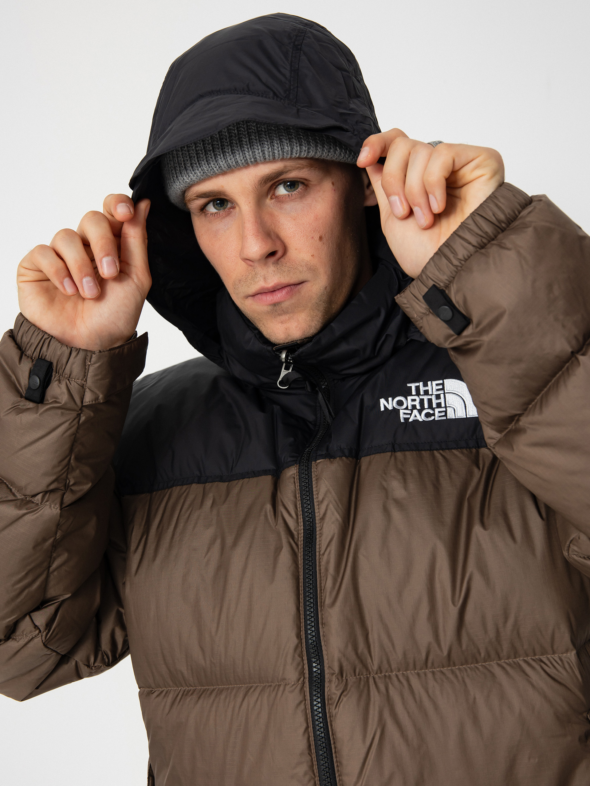 The North Face Jacke 1996 Retro Nuptse (smokey brown/tnf black)