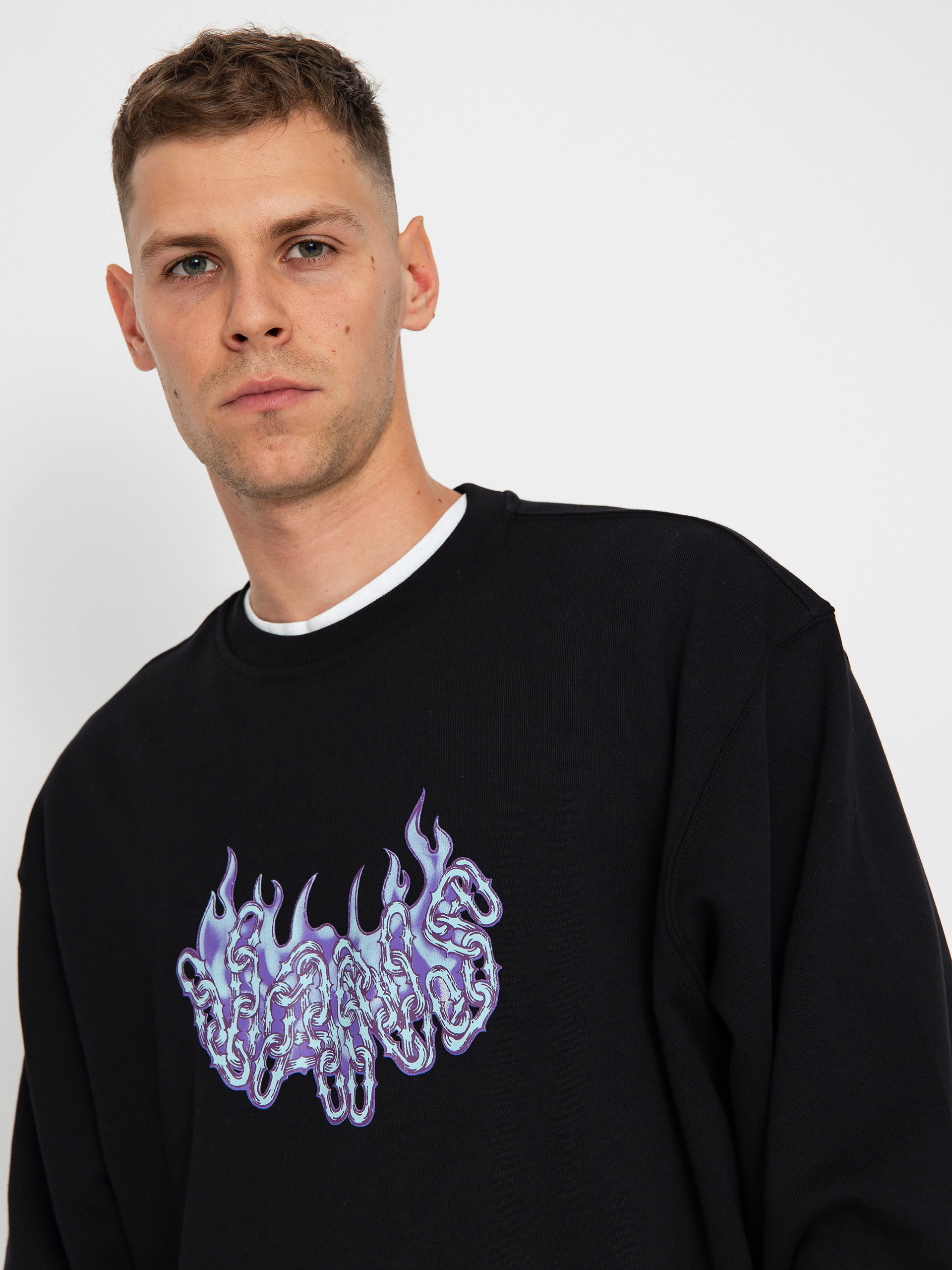 Vans Hot Links Loose Crew Sweatshirt (black)
