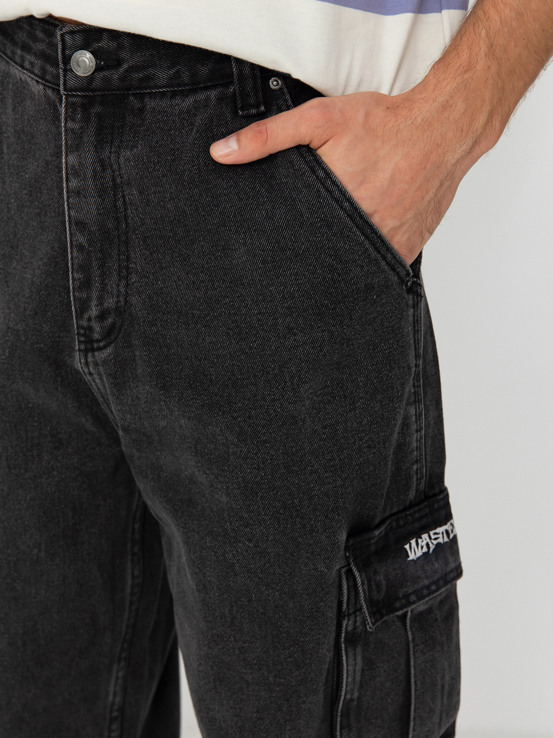 Wasted Paris Pants Acid Creager (faded black)