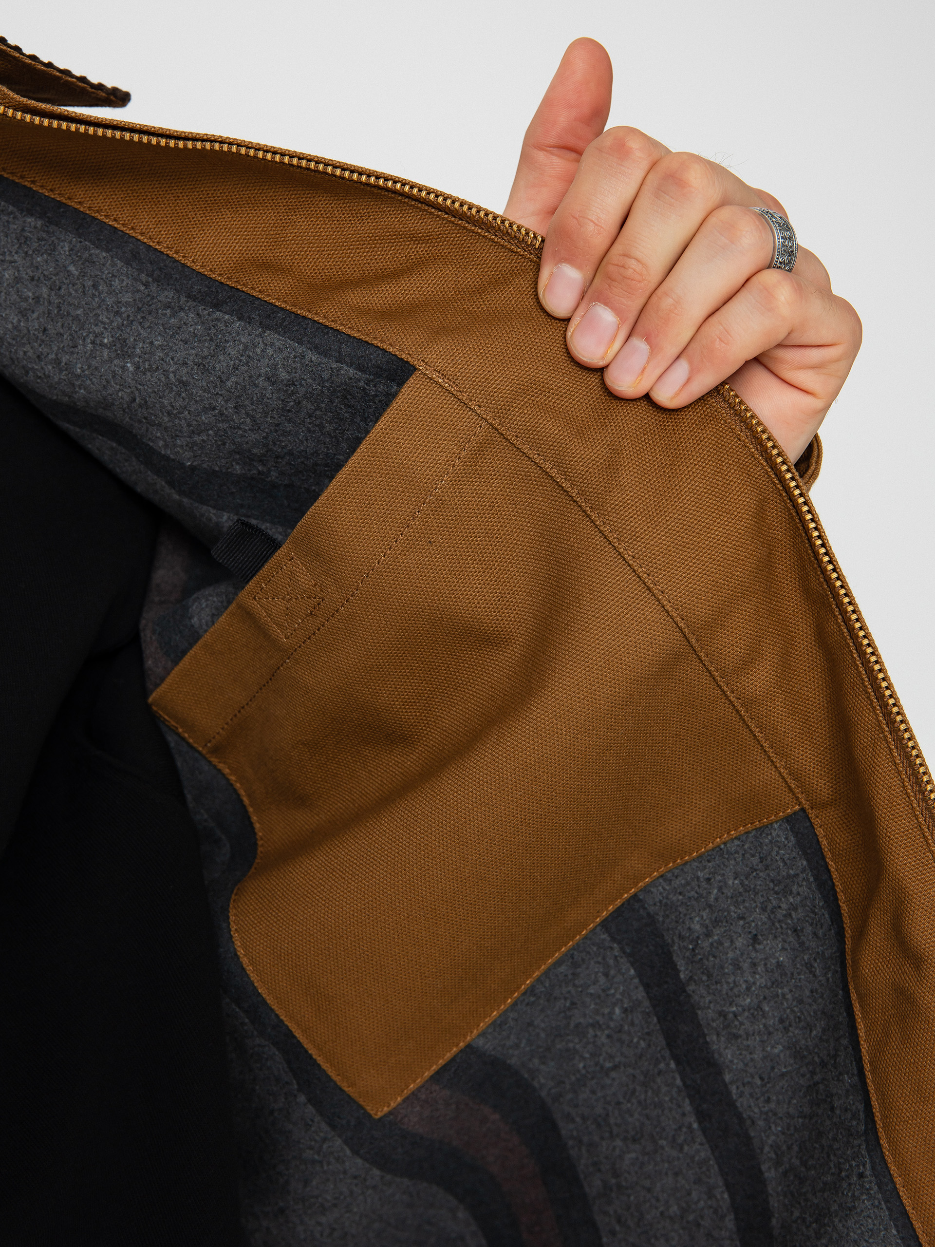 Carhartt WIP Jacket Detroit - brown (hamilton brown/tobacco)