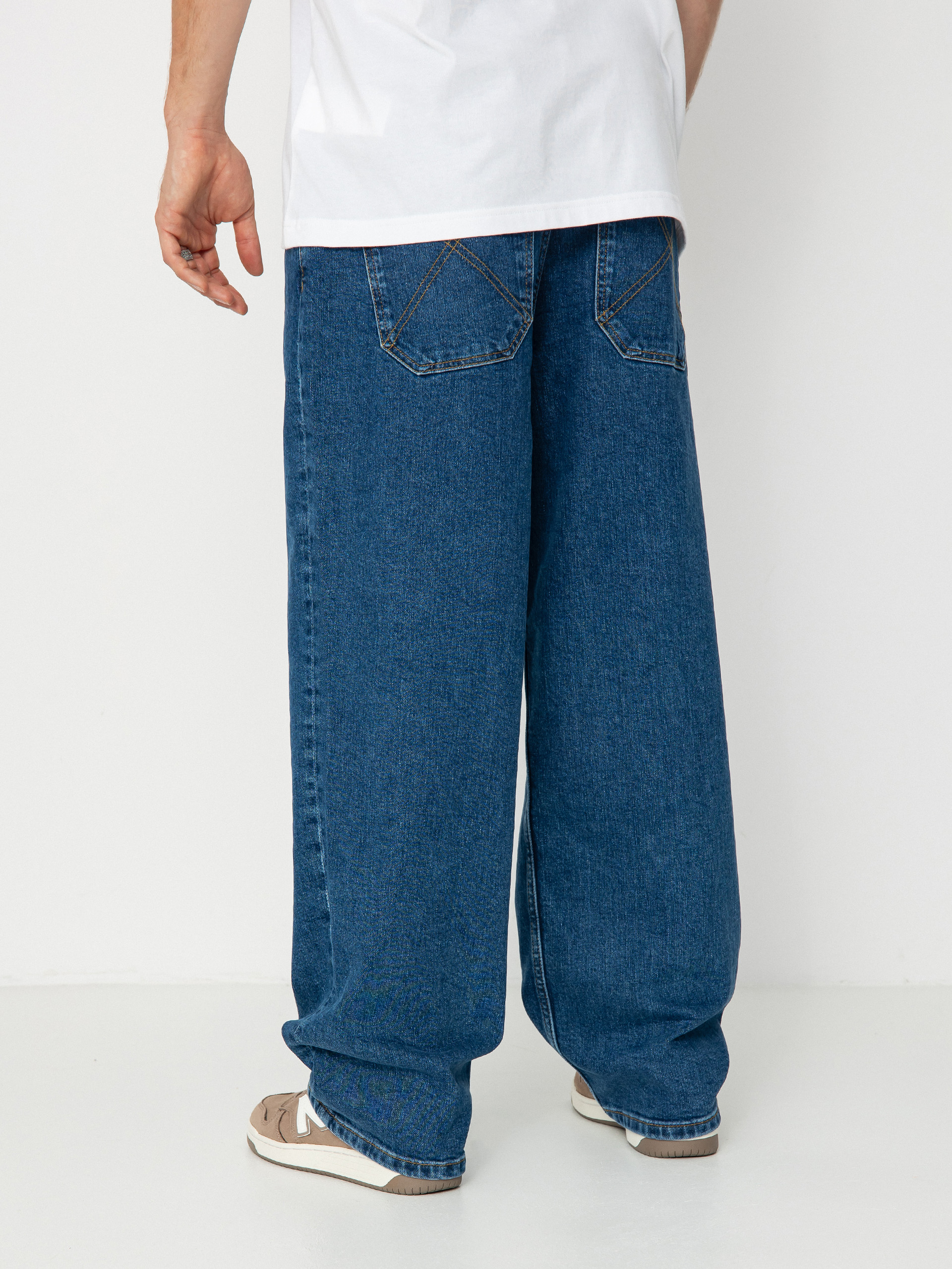 Homeboy X Tra Baggy Denim Hose (washed blue)