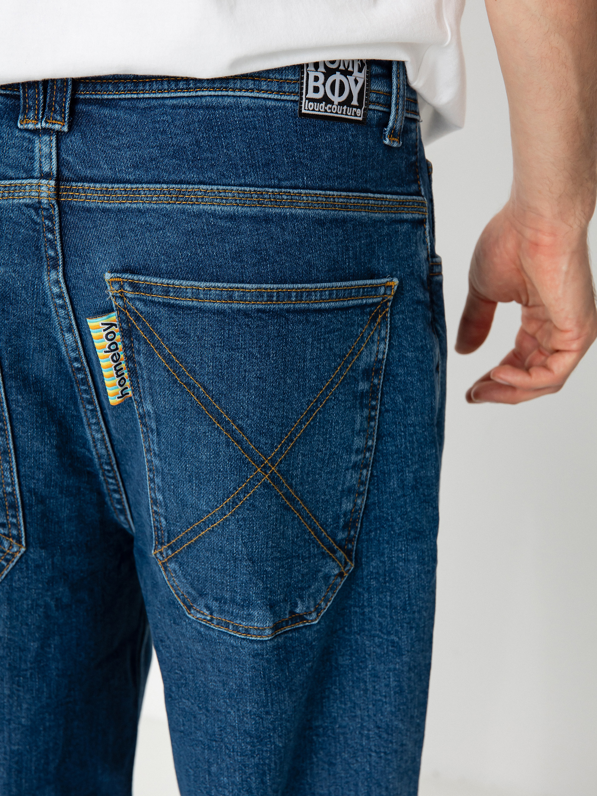 Homeboy X Tra Baggy Denim Hose (washed blue)