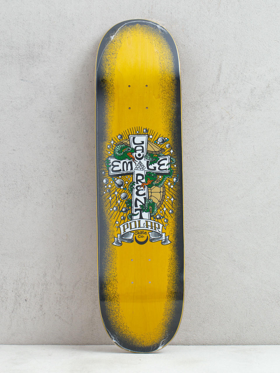 Polar Skate Emile Laurent Turtle Town Deck (yellow/black)