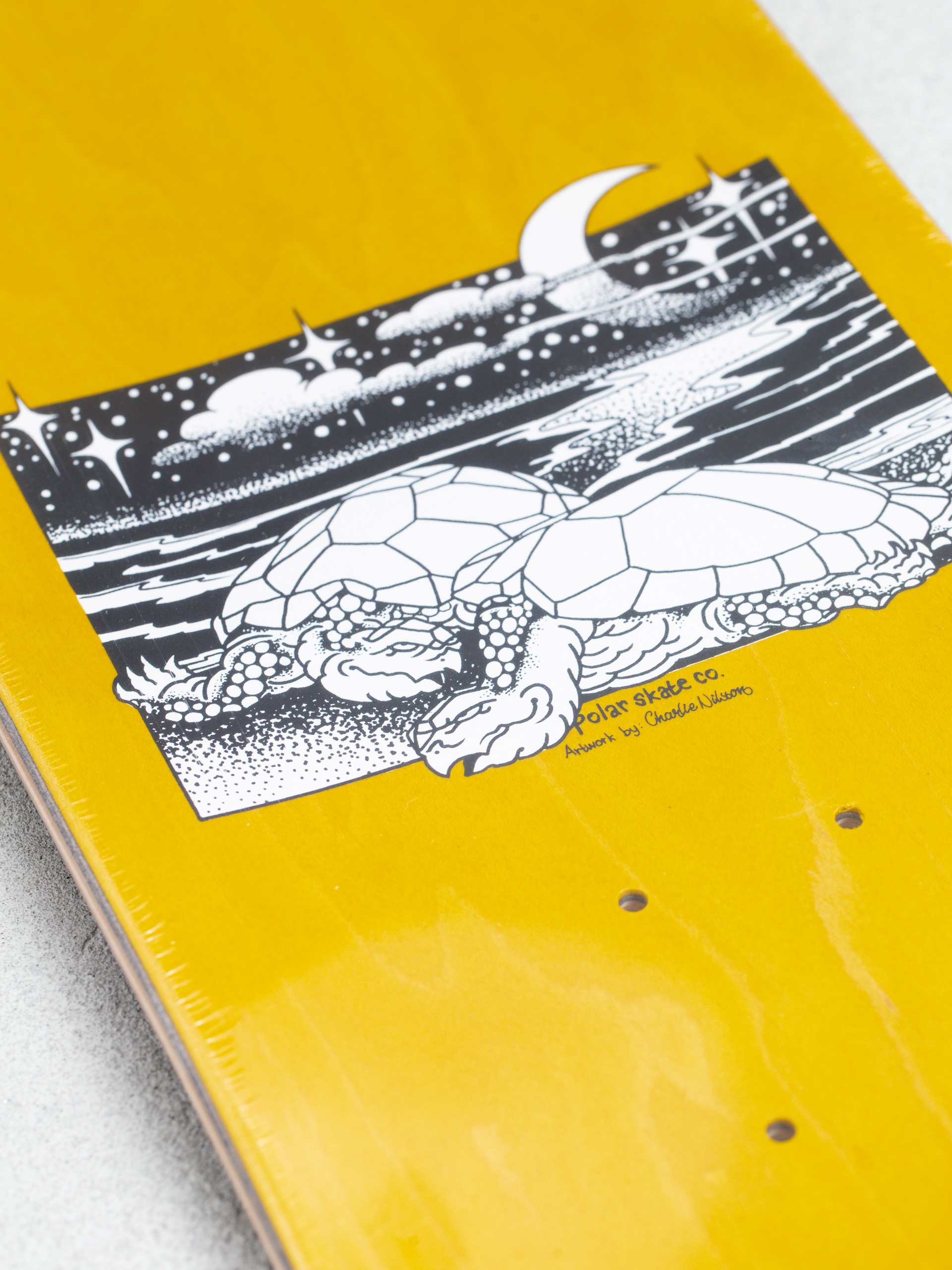 Polar Skate Emile Laurent Turtle Town Deck (yellow/black)